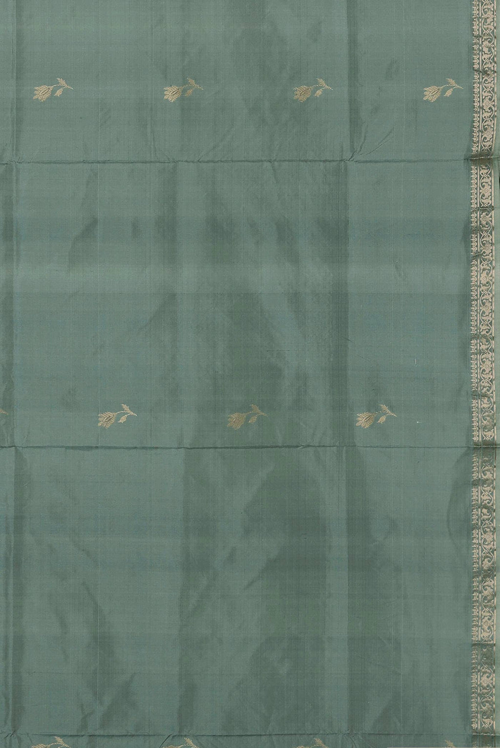Green Banarasi Katan Silk Saree