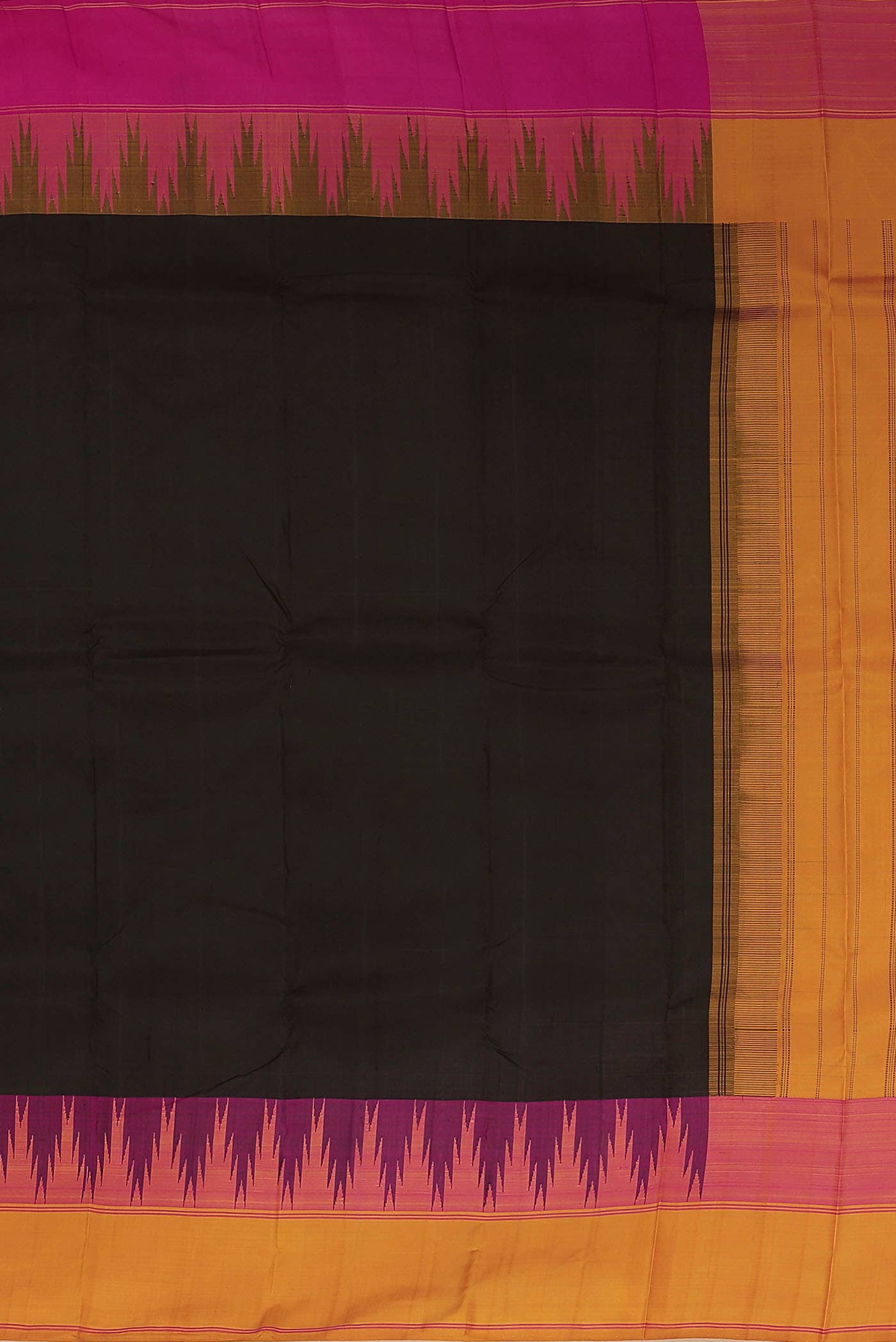 Black Kanchipuram Silk Saree