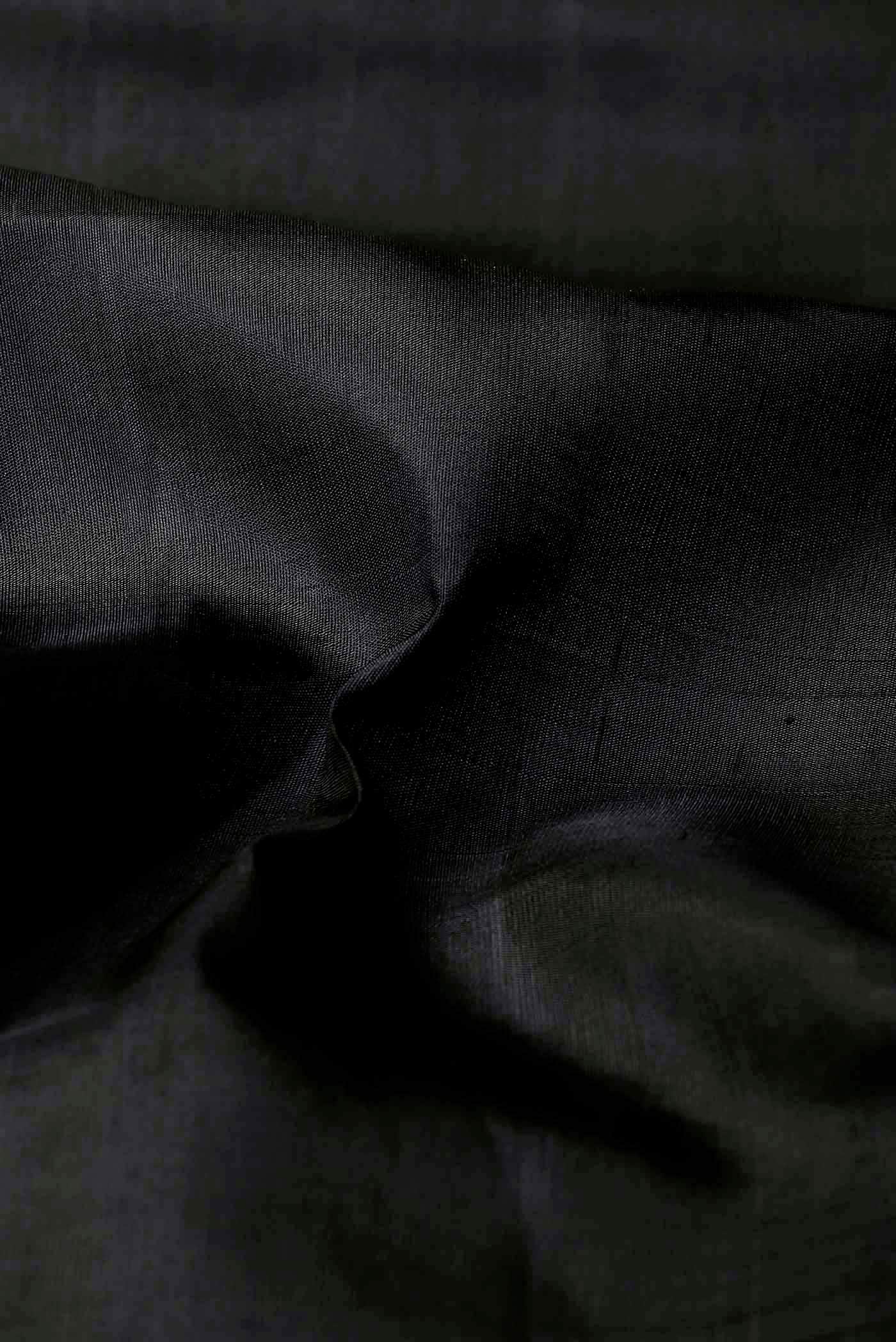 Black Kanchipuram Silk Saree