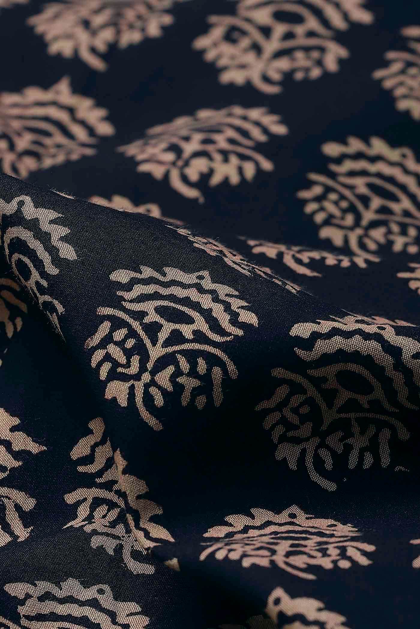 Black Mangalagiri Cotton Saree