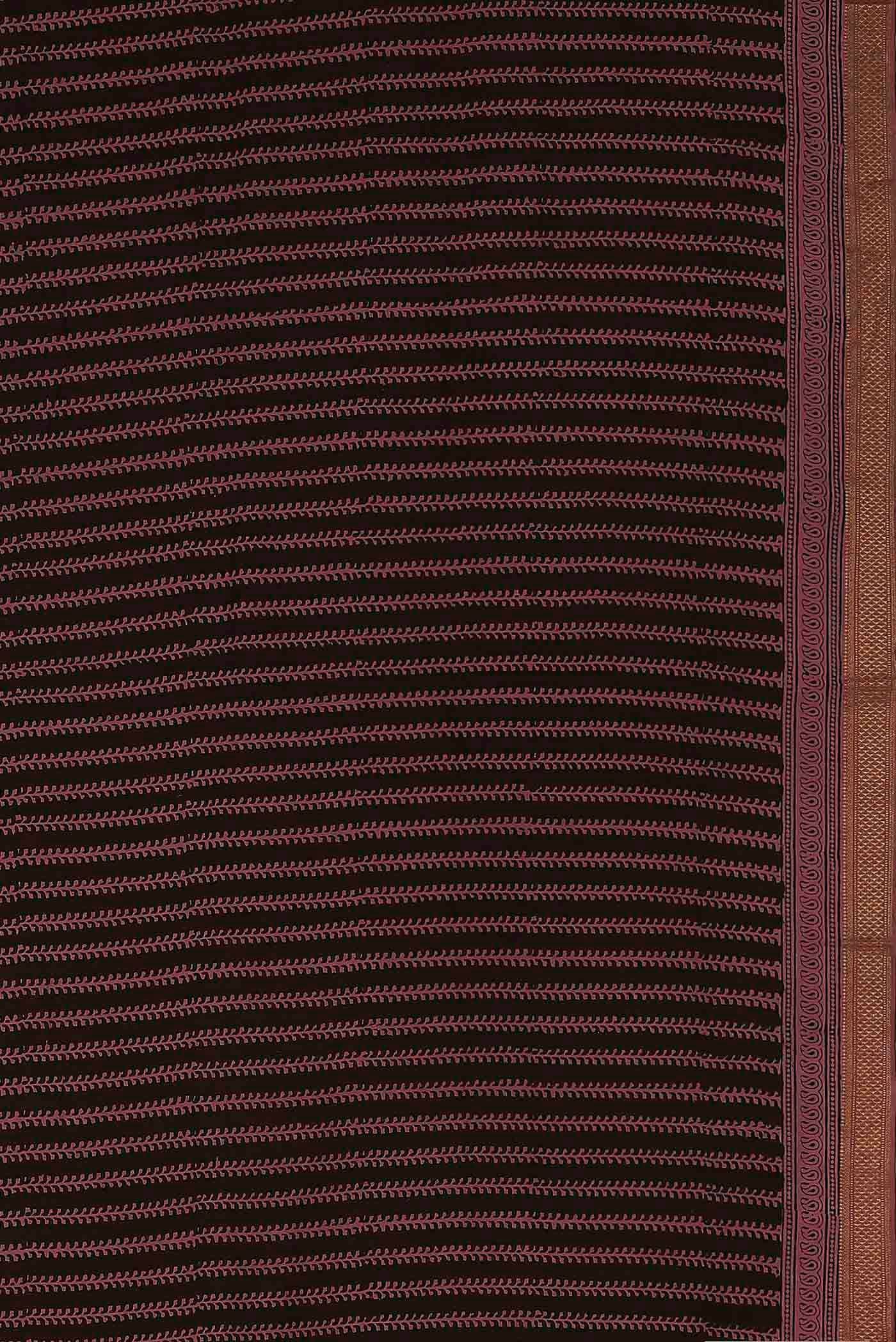 Black Mangalagiri Cotton Saree