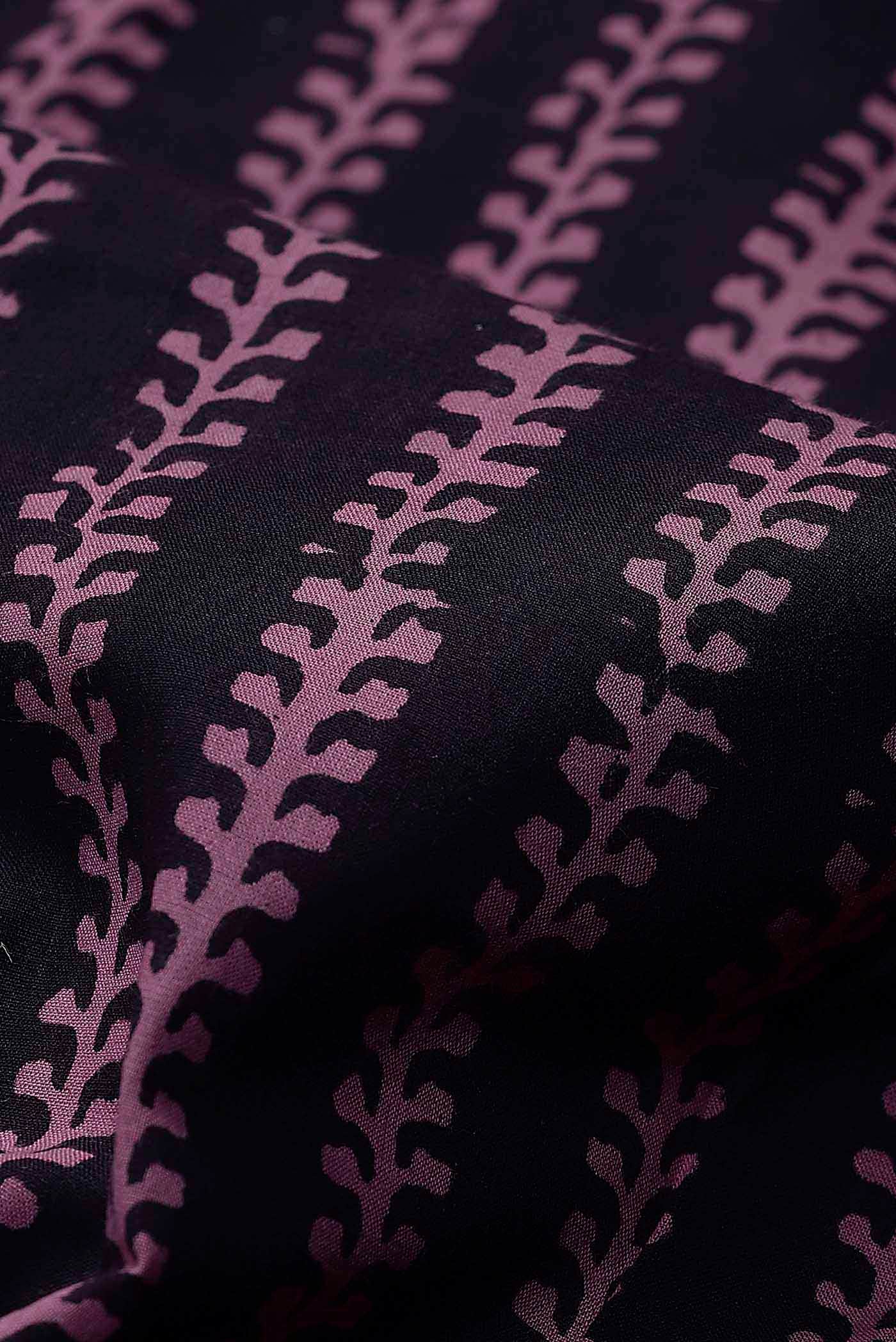 Black Mangalagiri Cotton Saree