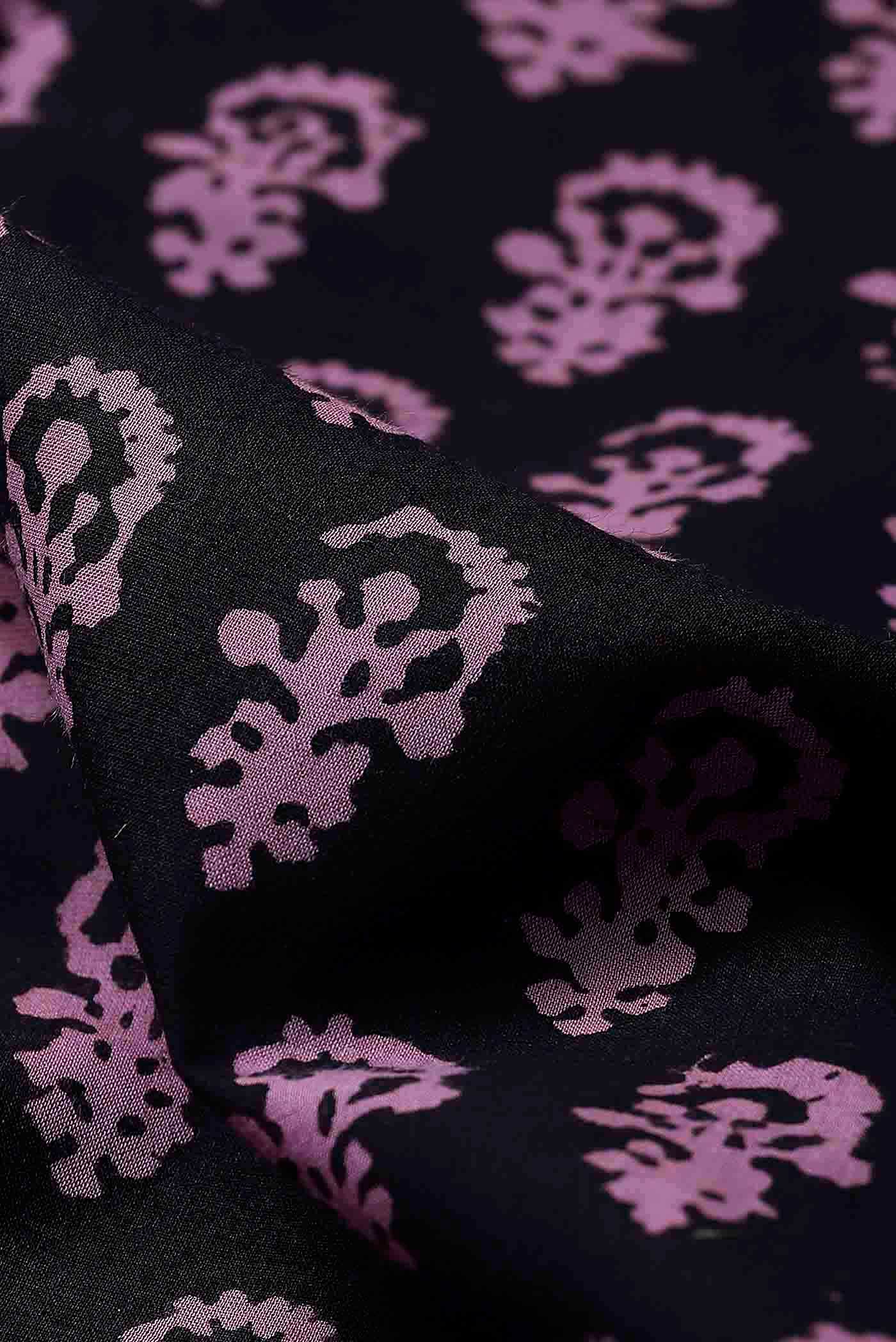 Black Mangalagiri Cotton Saree