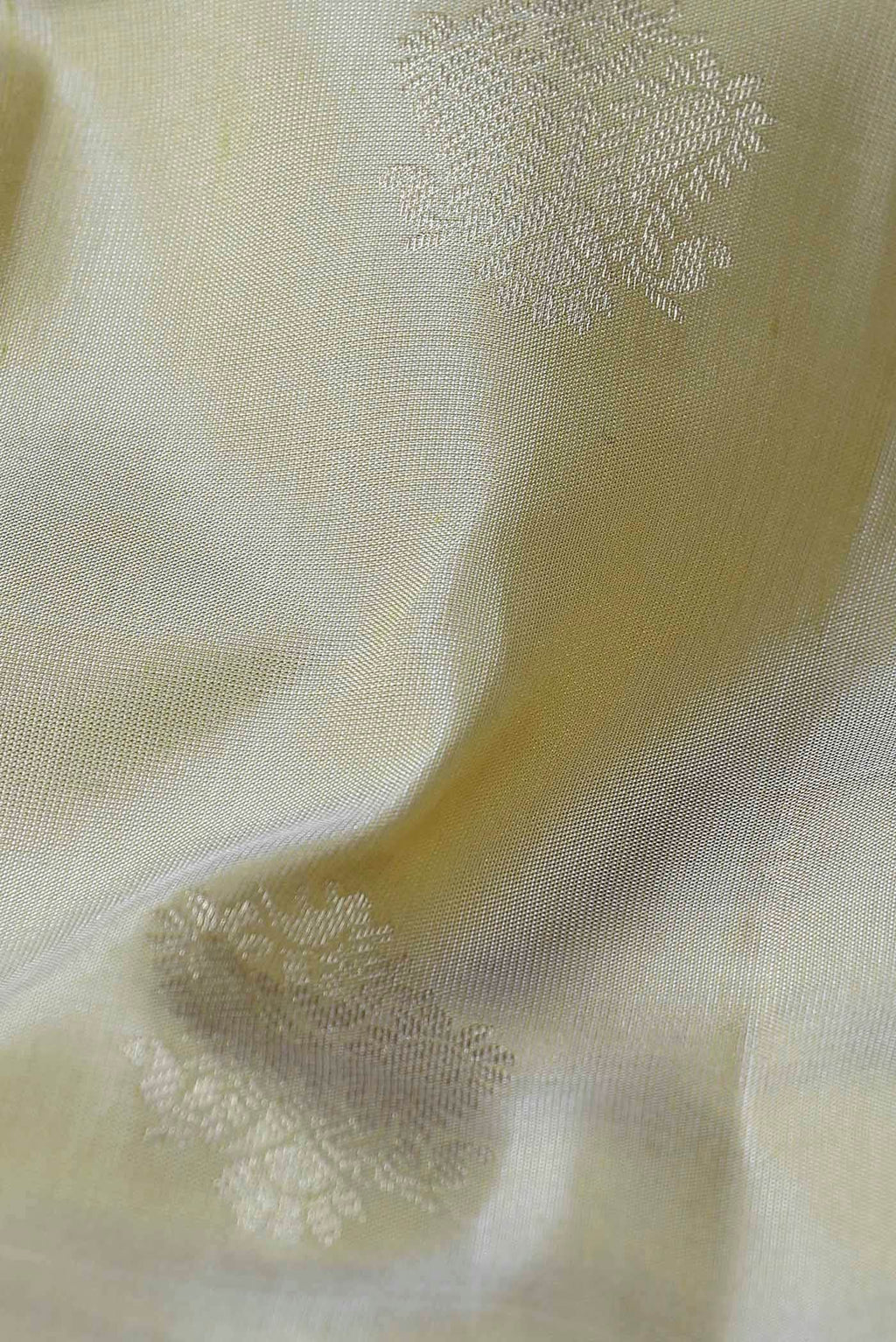 Beige Kanchipuram Silk Saree