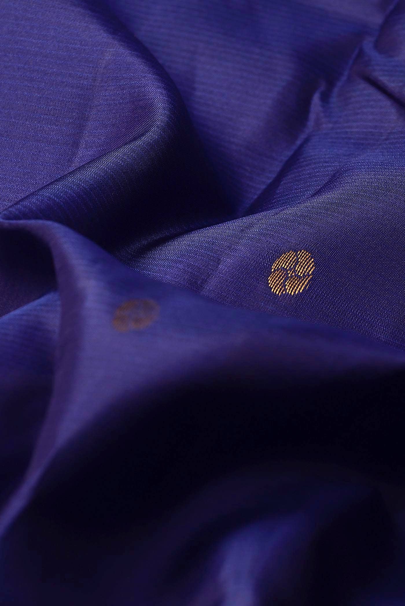 Blue Kanchipuram Silk Saree