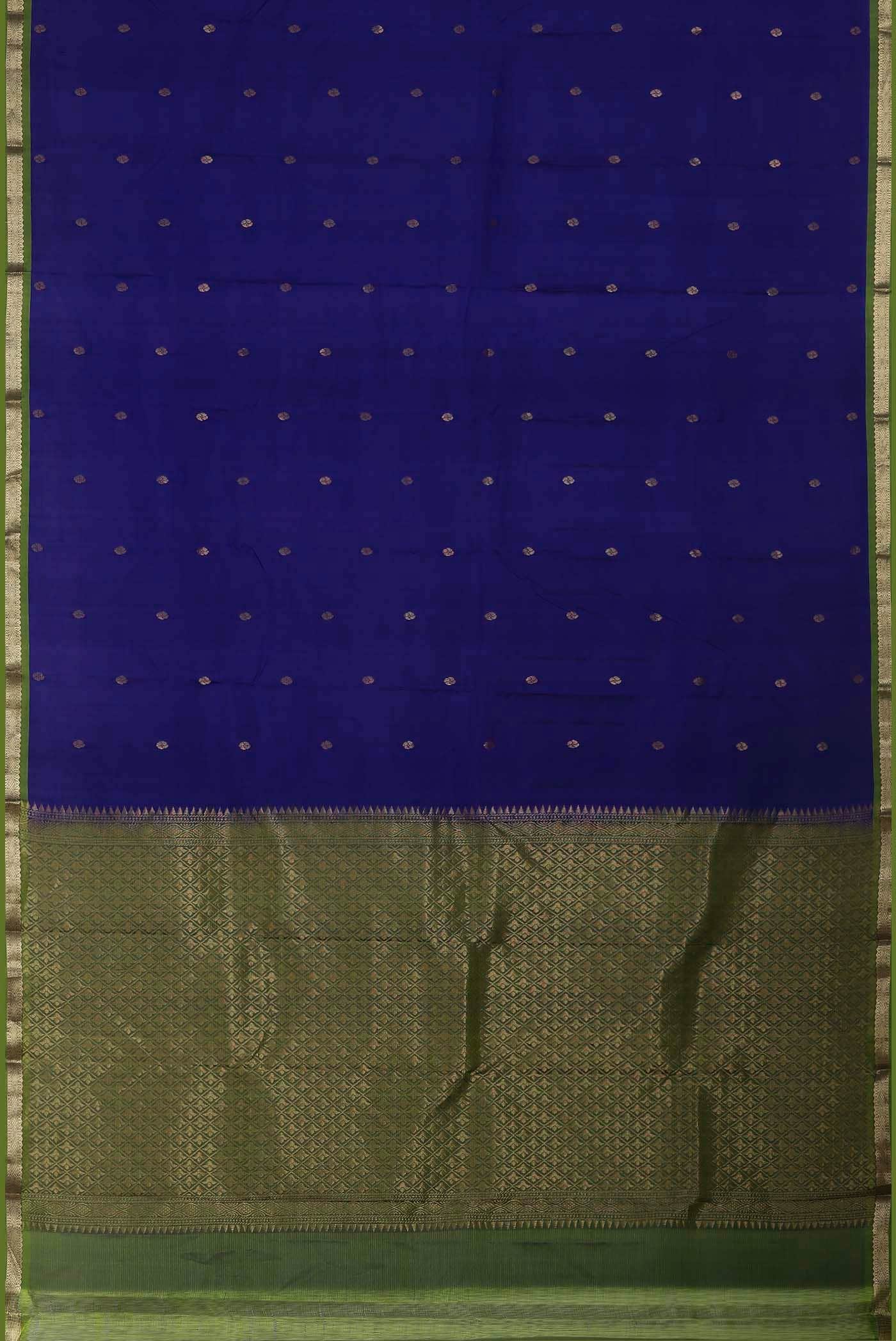 Blue Kanchipuram Silk Saree