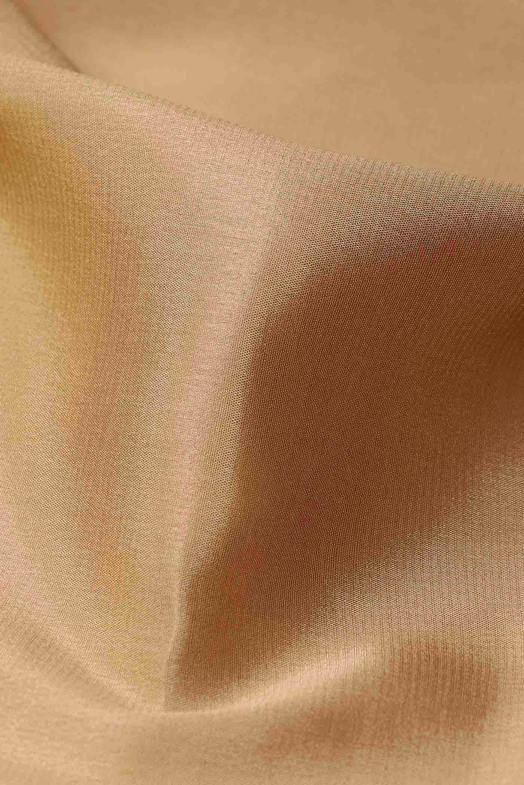 Beige Mysore Crepe Saree