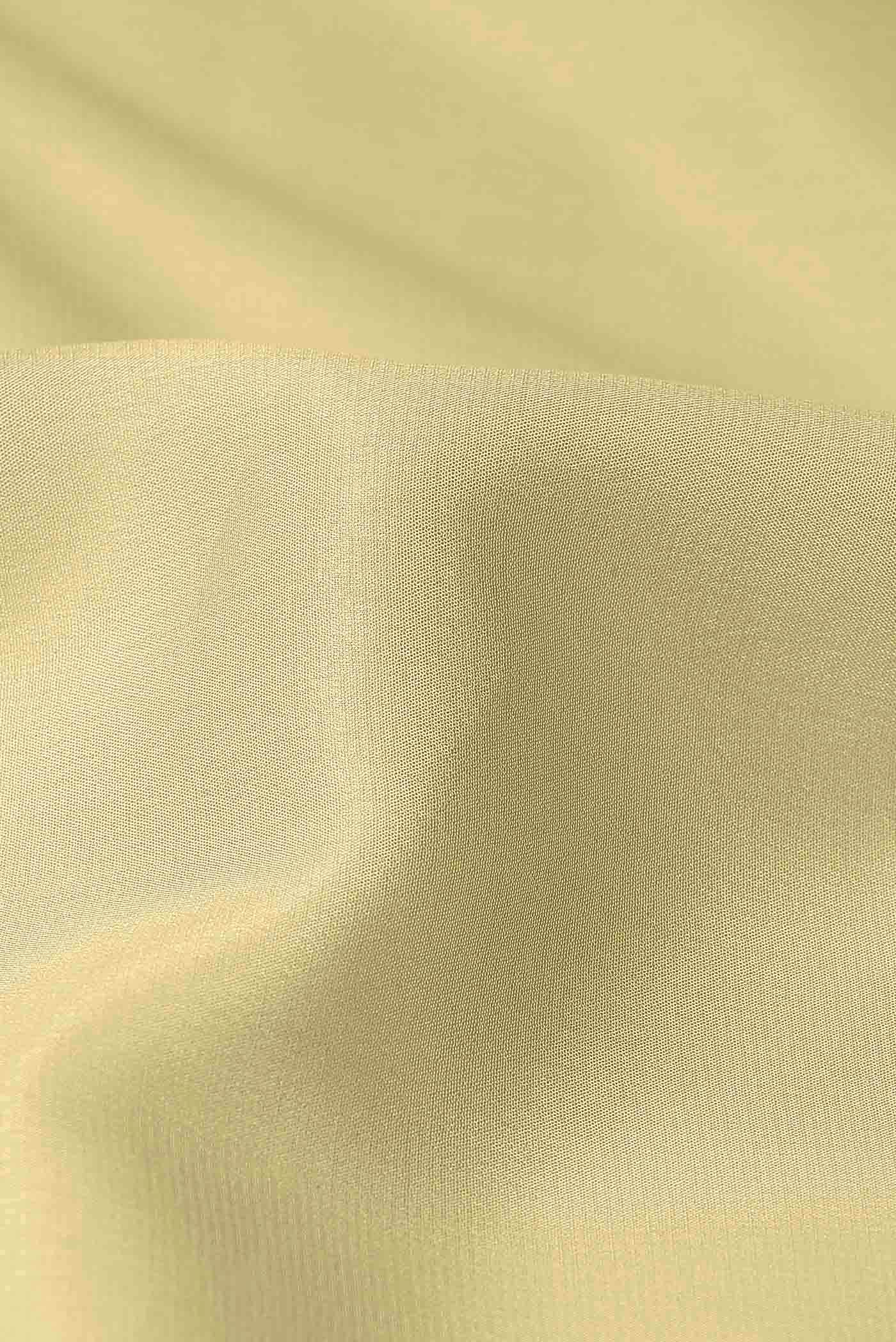 Cream Mysore Crepe Saree