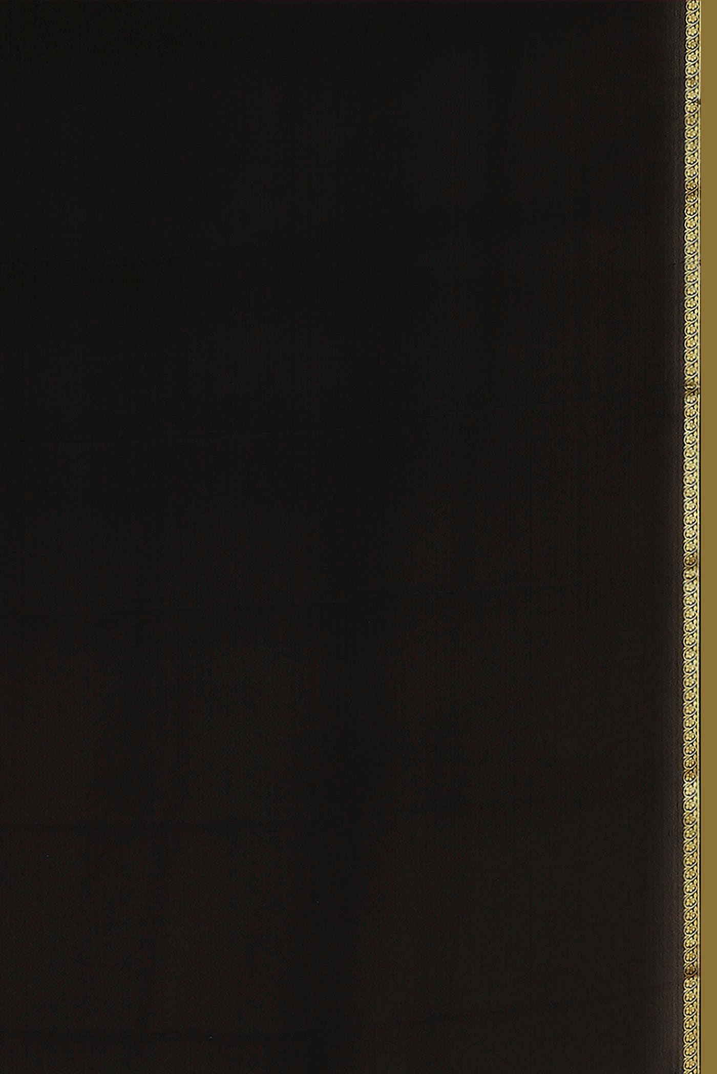 Black Mysore Crepe Saree