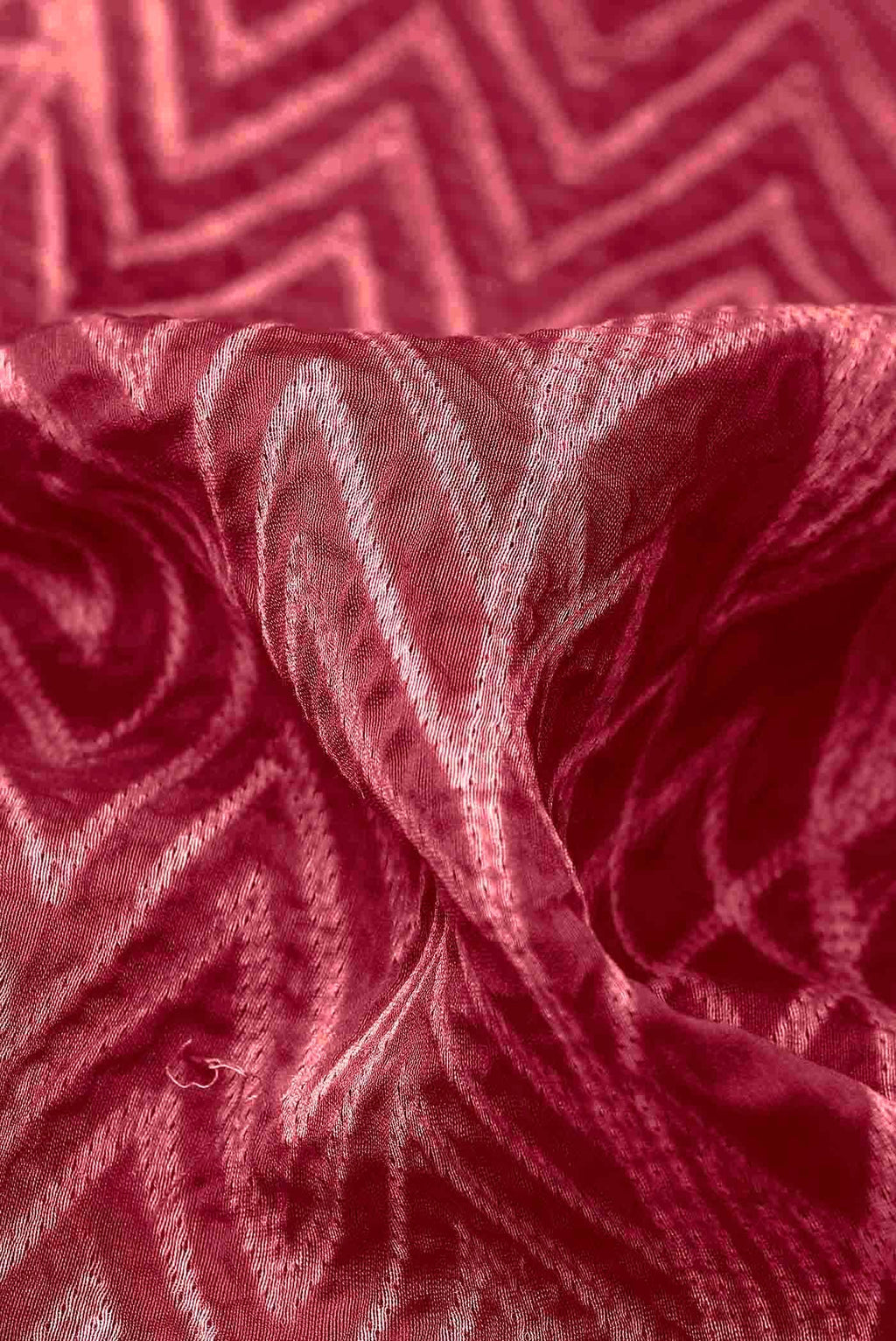 Red Chanderi Silk Cotton Saree