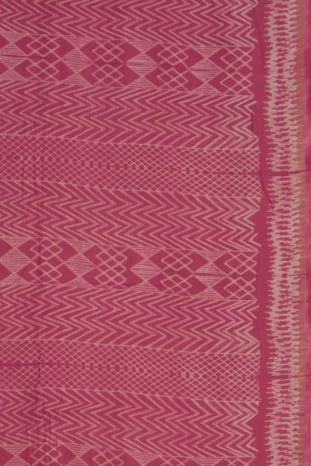 Pink Chanderi Silk Cotton Saree