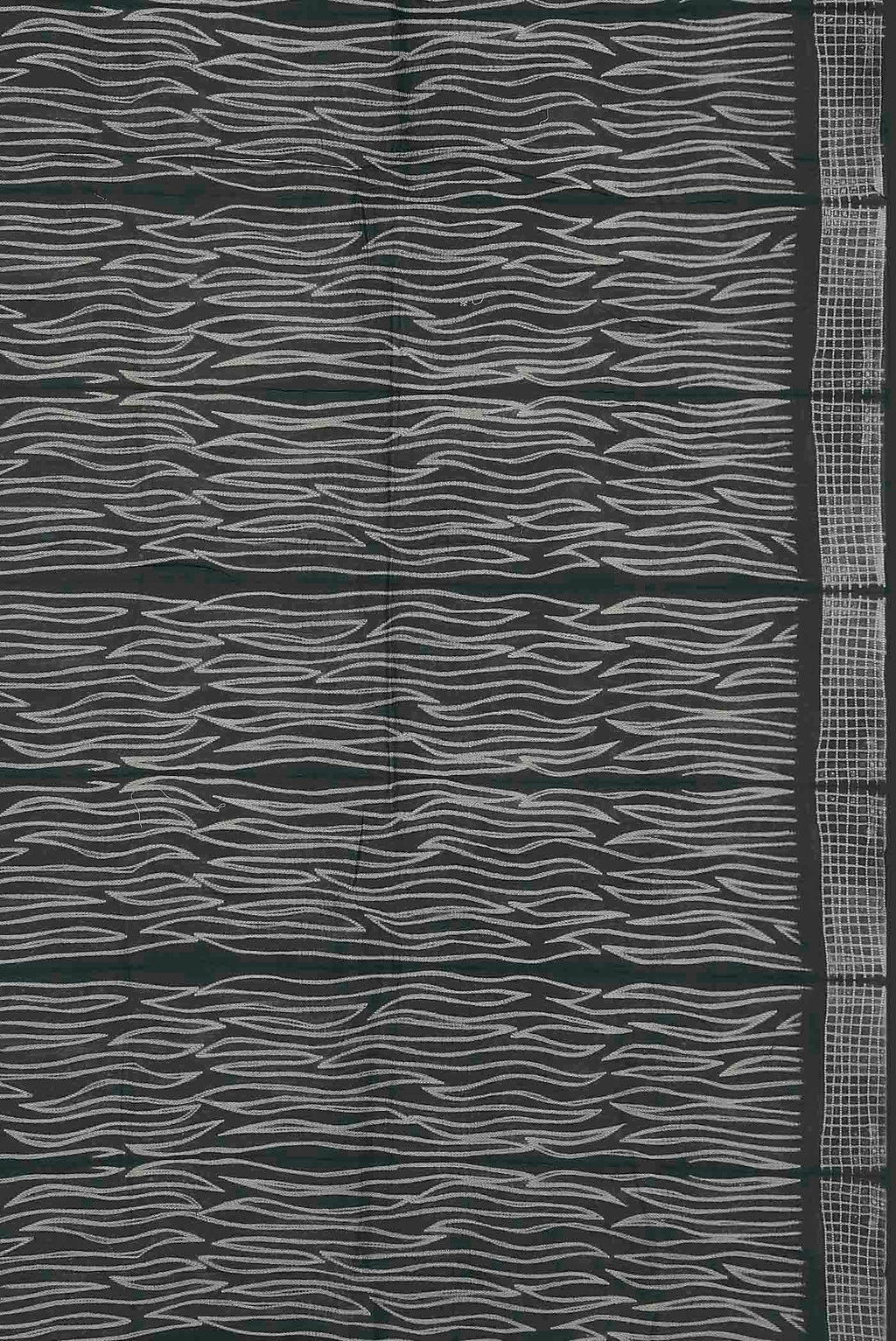 Black Chanderi Silk Cotton Saree