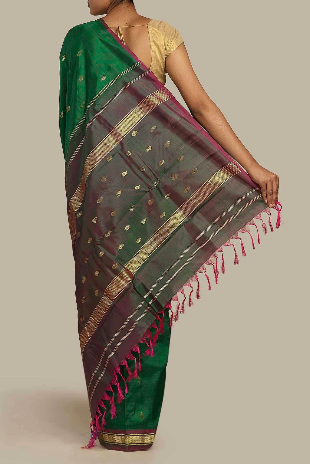 Green Kanchipuram Silk Saree
