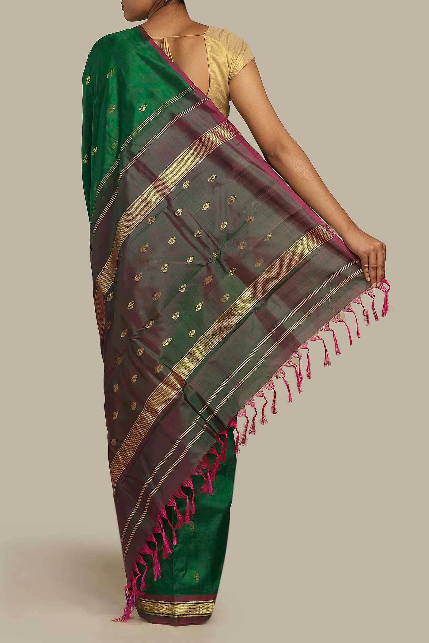 Green Kanchipuram Silk Saree