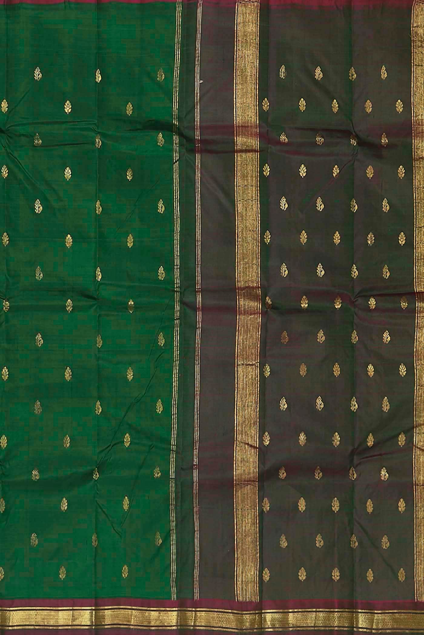 Green Kanchipuram Silk Saree