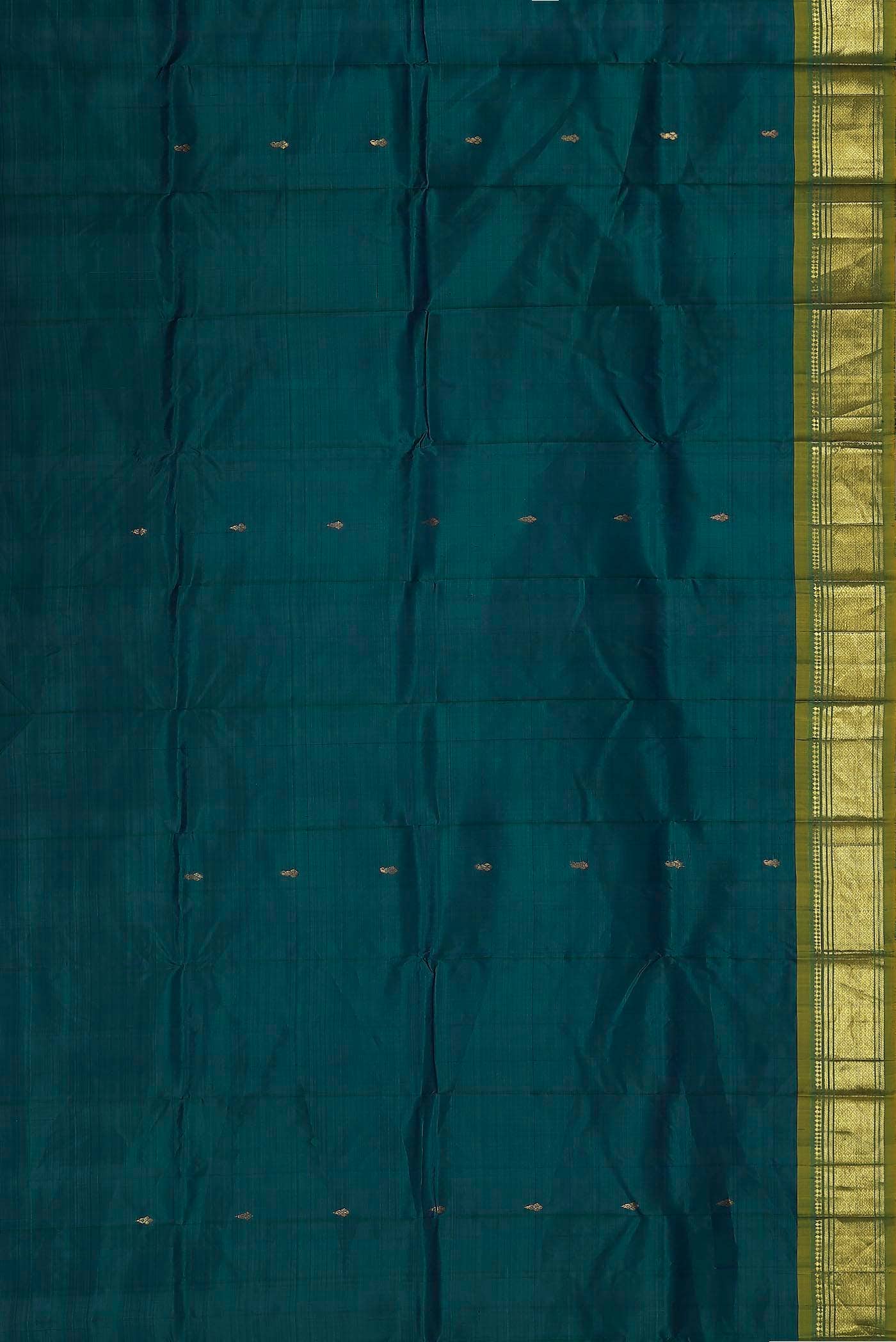Blue Kanchipuram Silk Saree