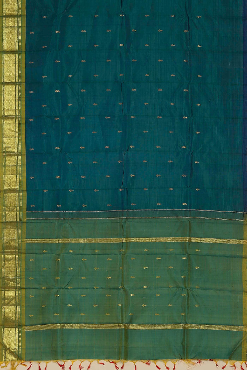 Blue Kanchipuram Silk Saree