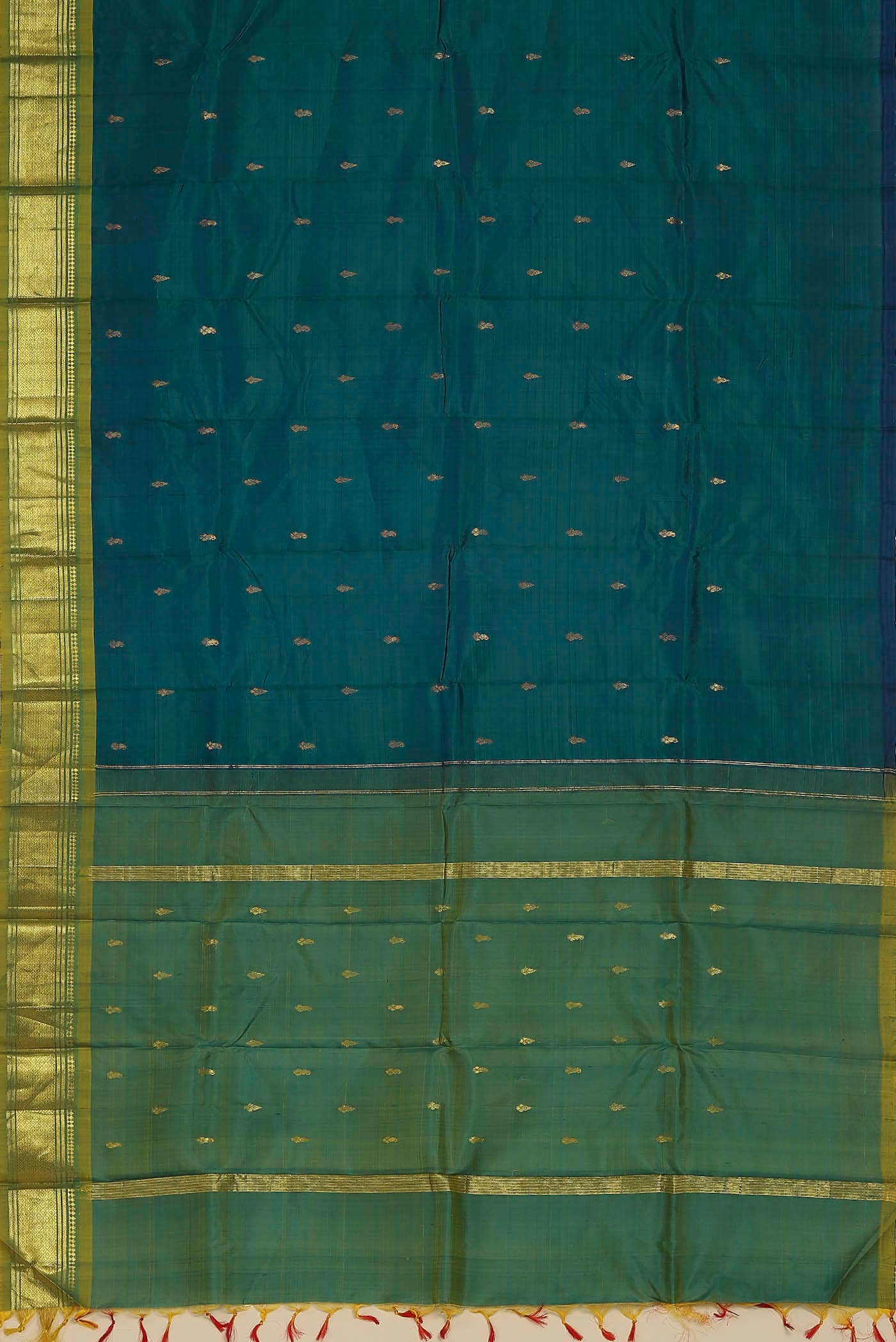 Blue Kanchipuram Silk Saree