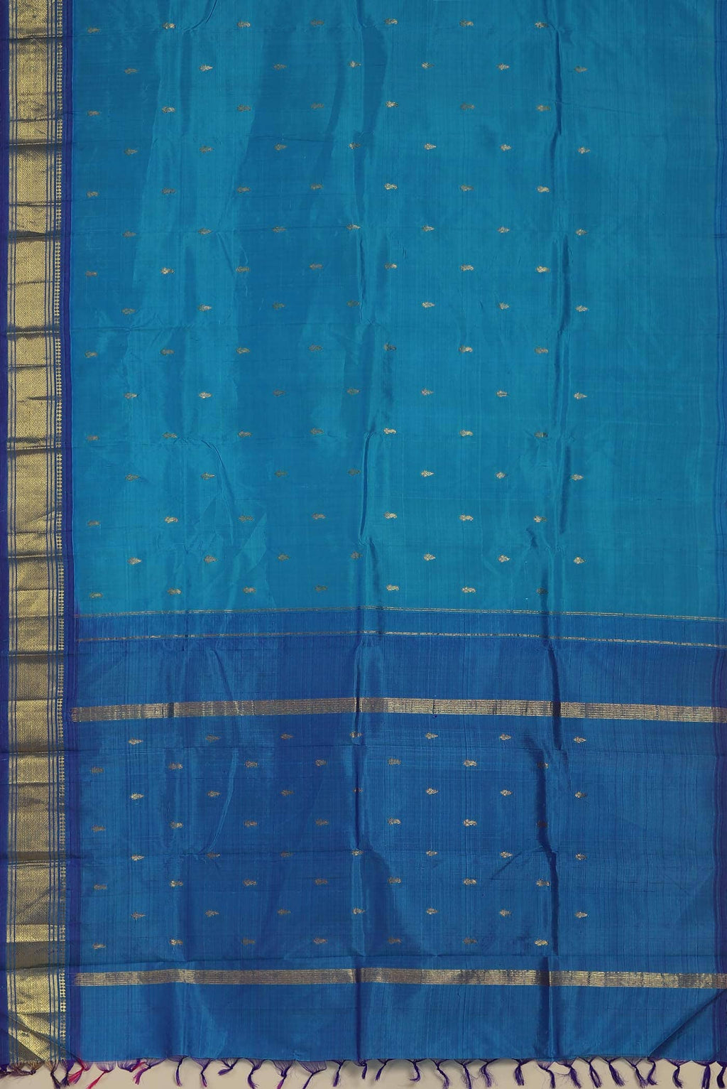Blue Kanchipuram Silk Saree