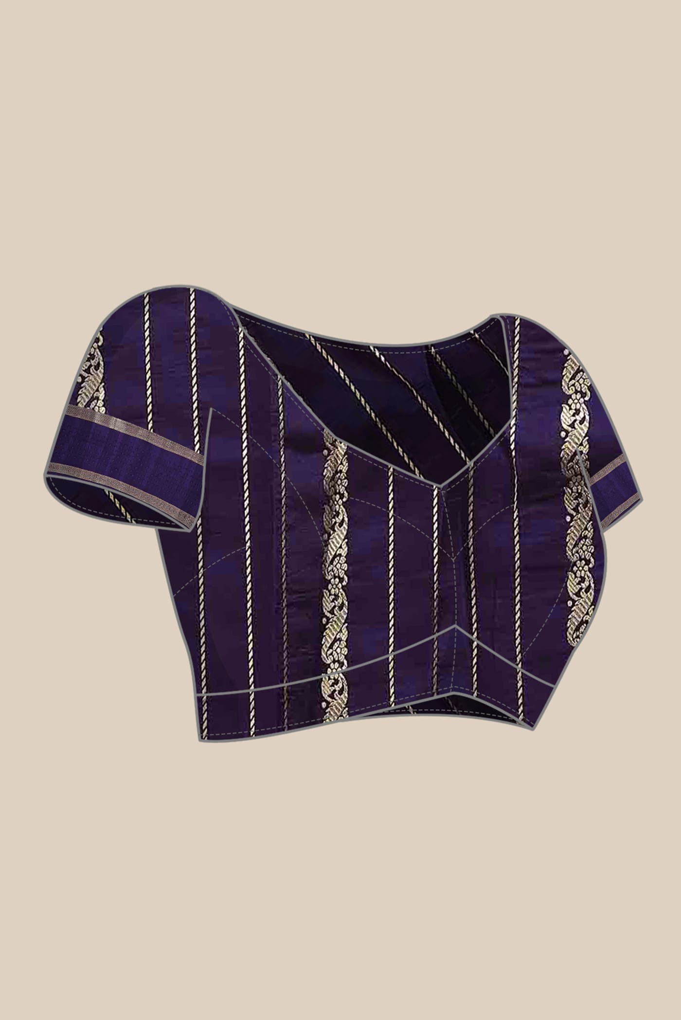 Blue Banarasi Silk Saree