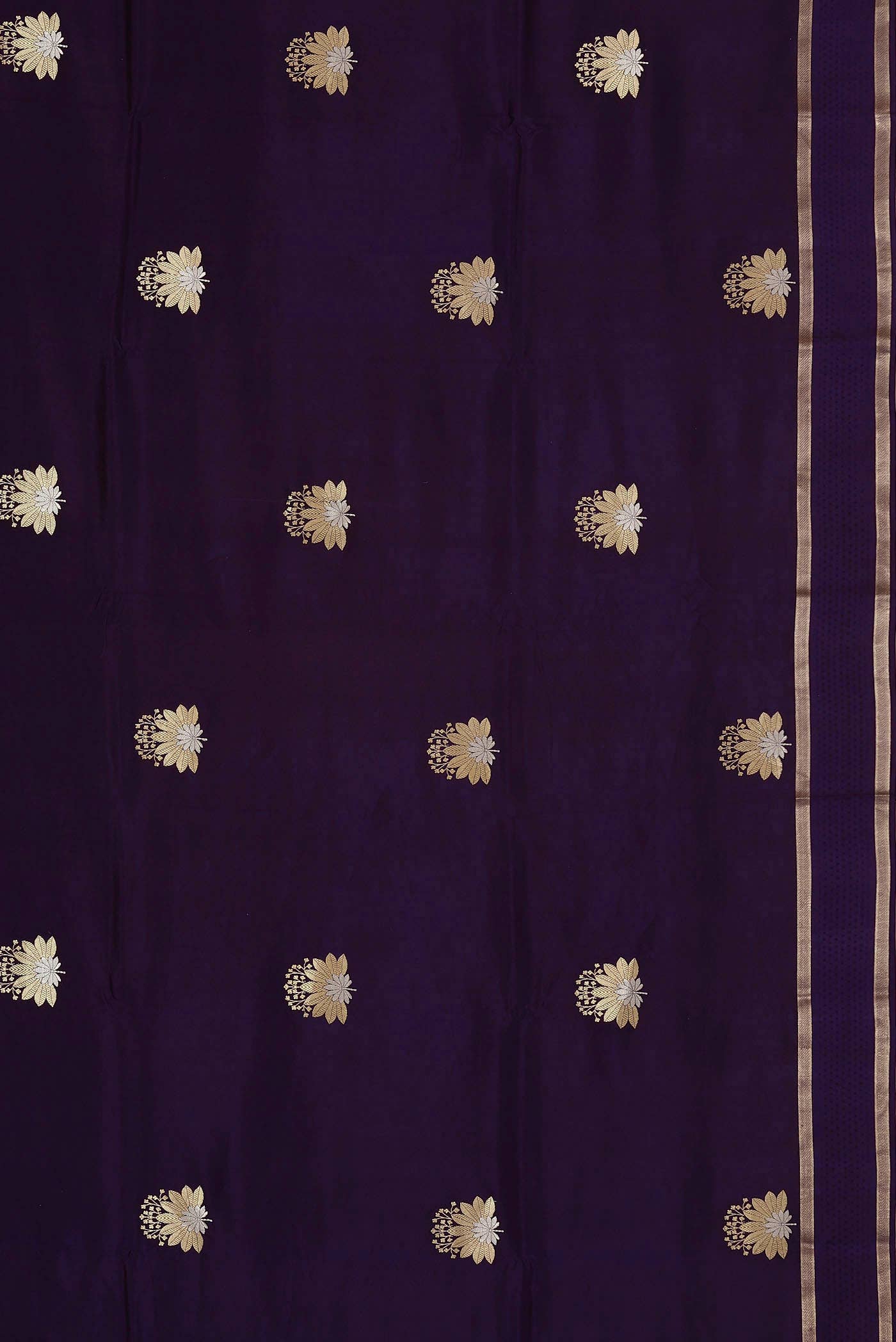 Blue Banarasi Silk Saree