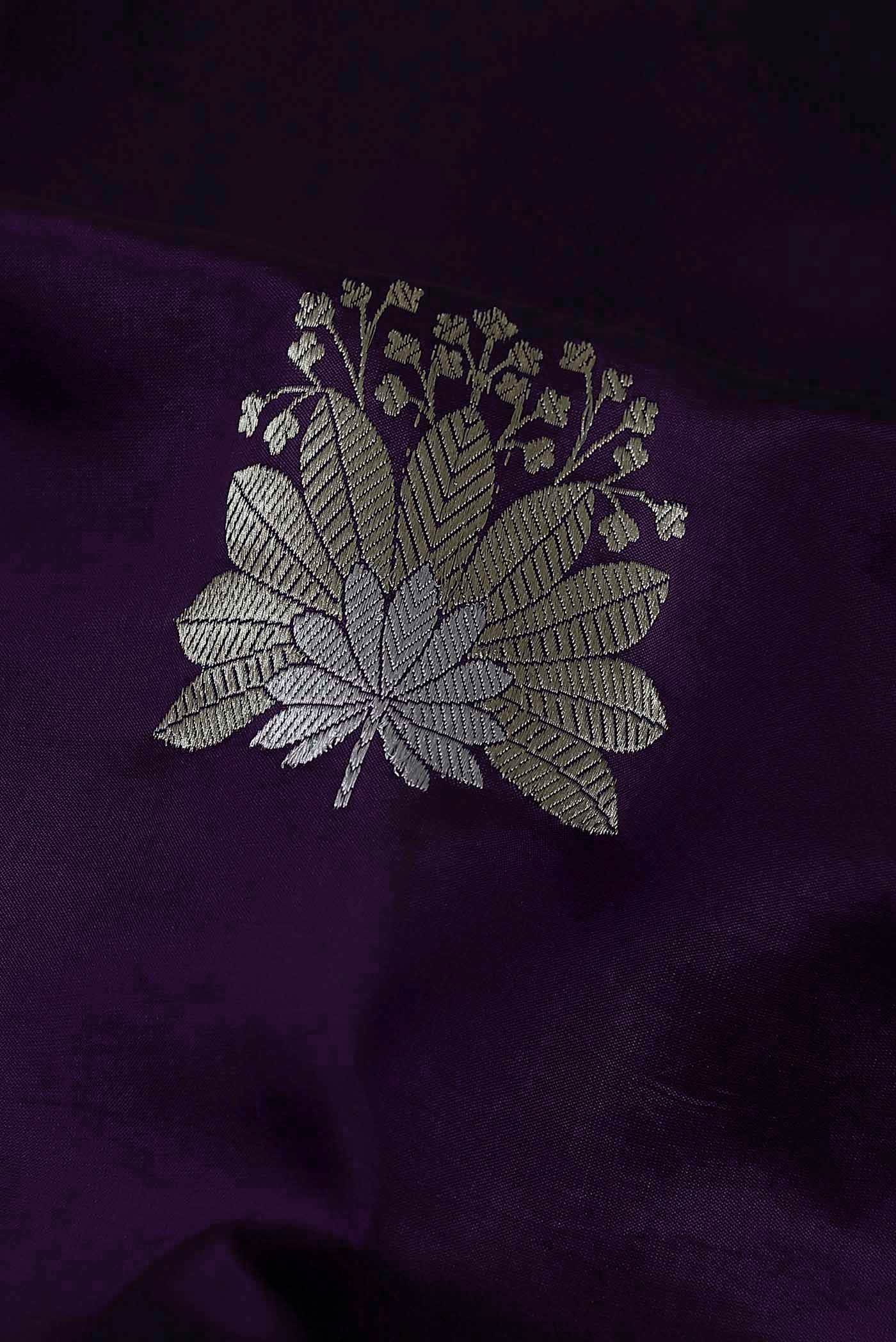 Blue Banarasi Silk Saree