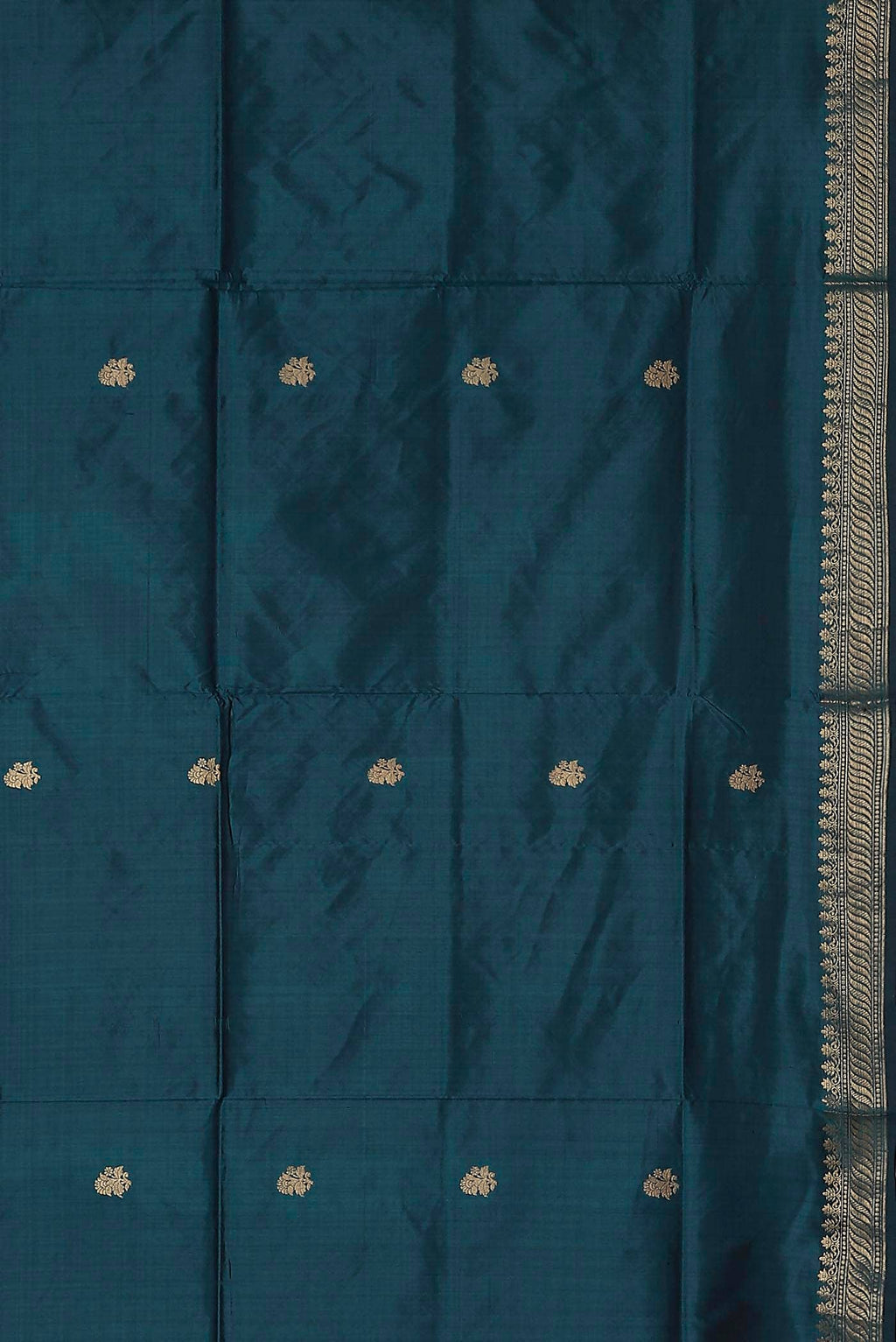 Blue Banarasi Katan Silk Saree
