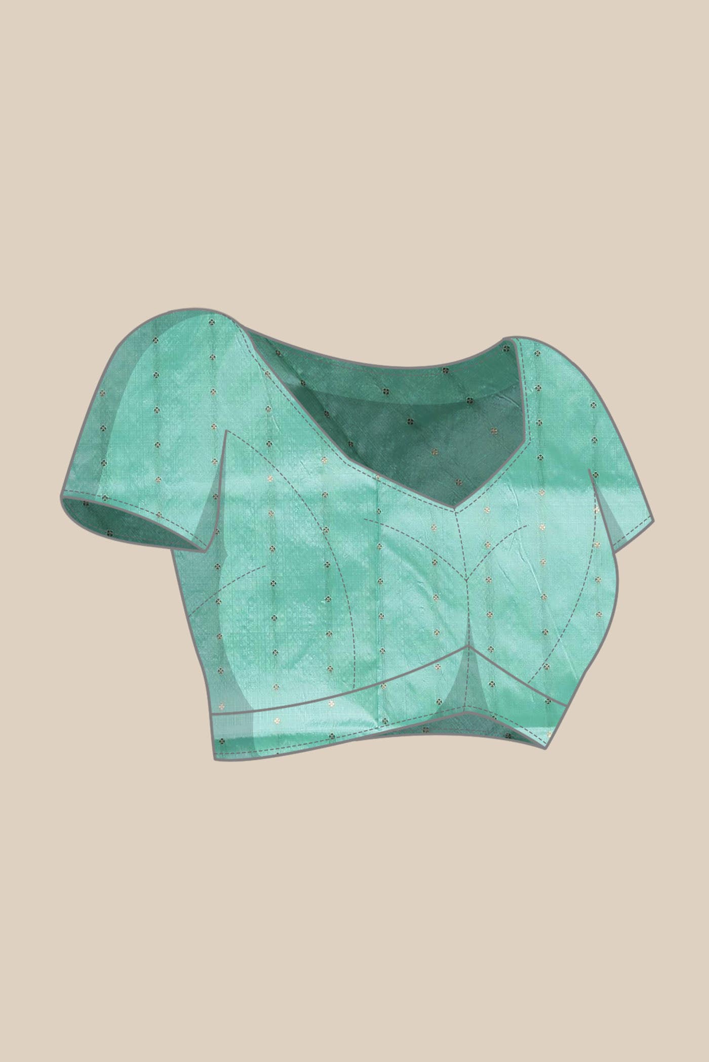 Green Banarasi Katan Silk Saree
