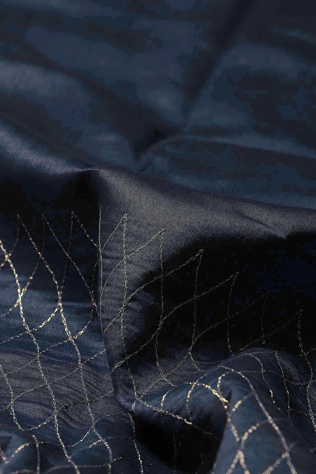 Blue Tussar Silk Saree
