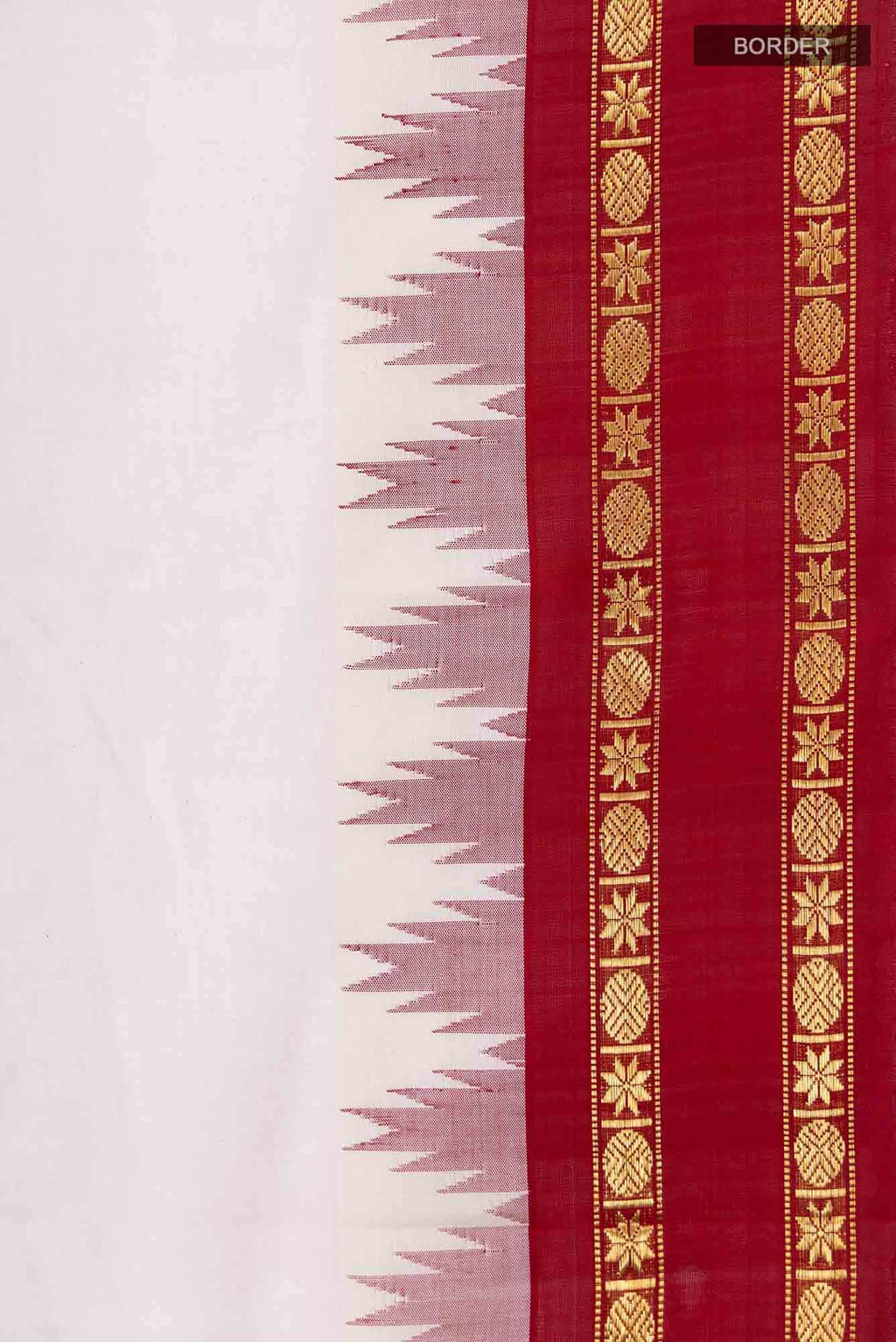 Off White Kanchi Cotton Saree