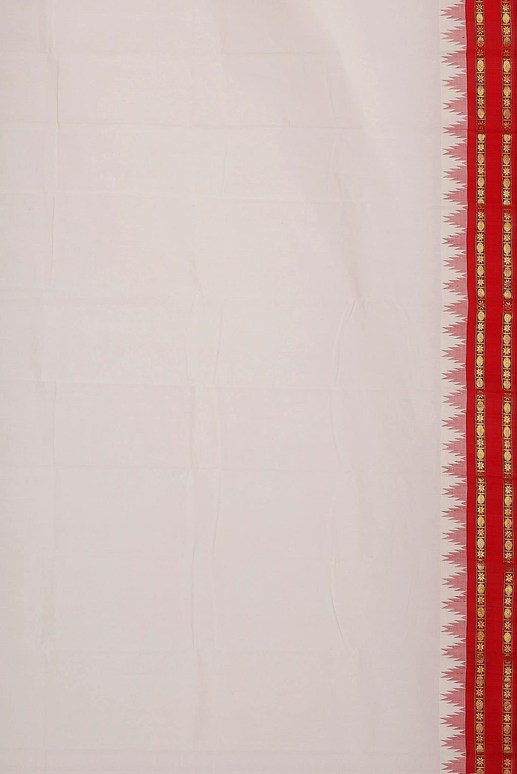 Off White Kanchi Cotton Saree