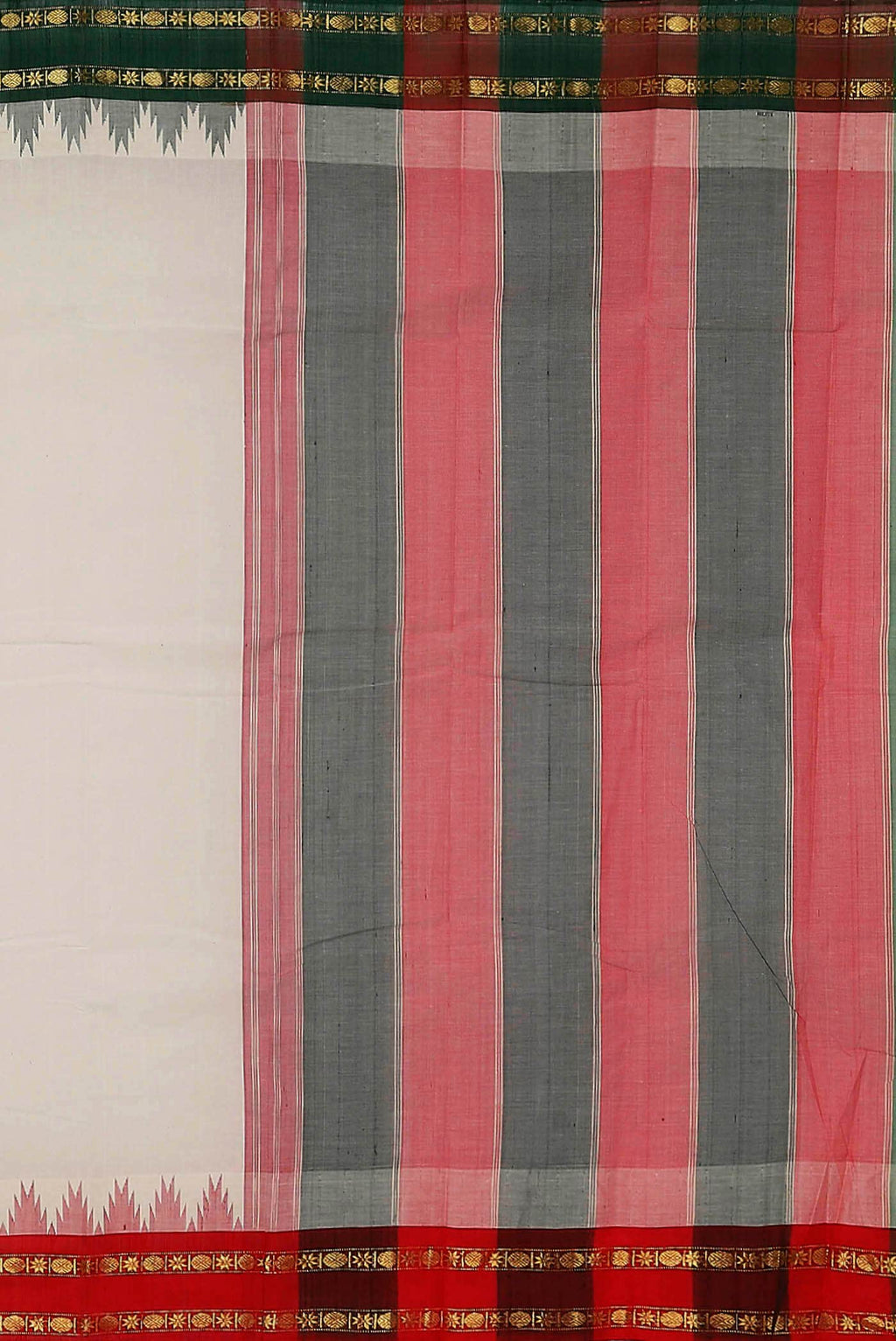 Off White Kanchi Cotton Saree