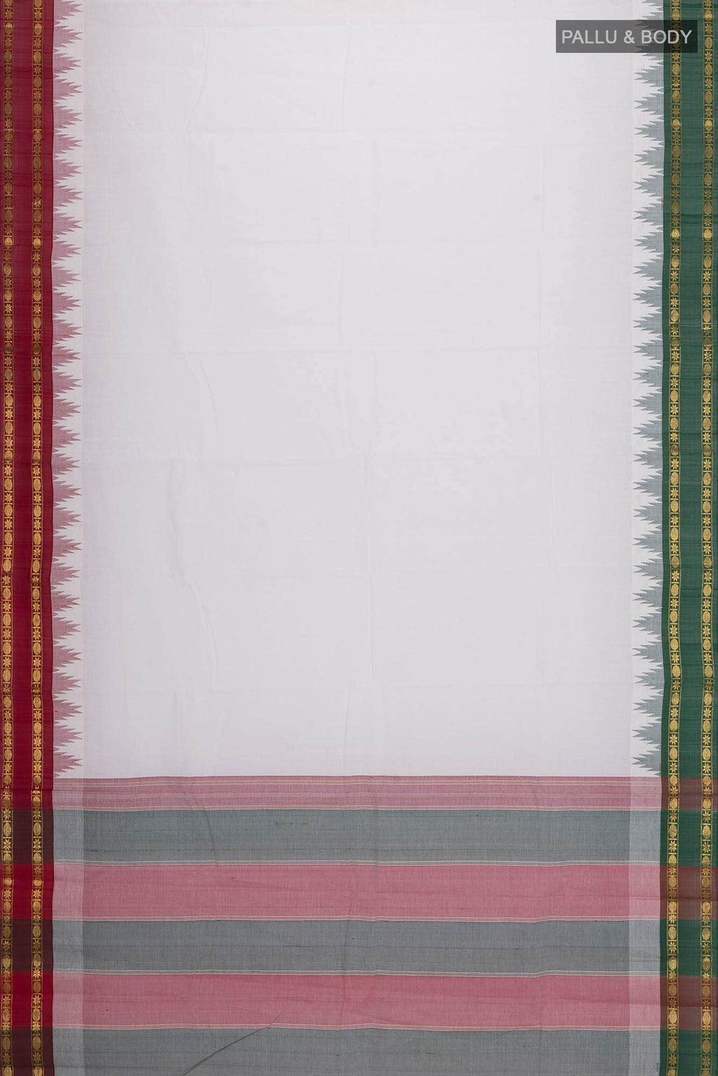 Off White Kanchi Cotton Saree