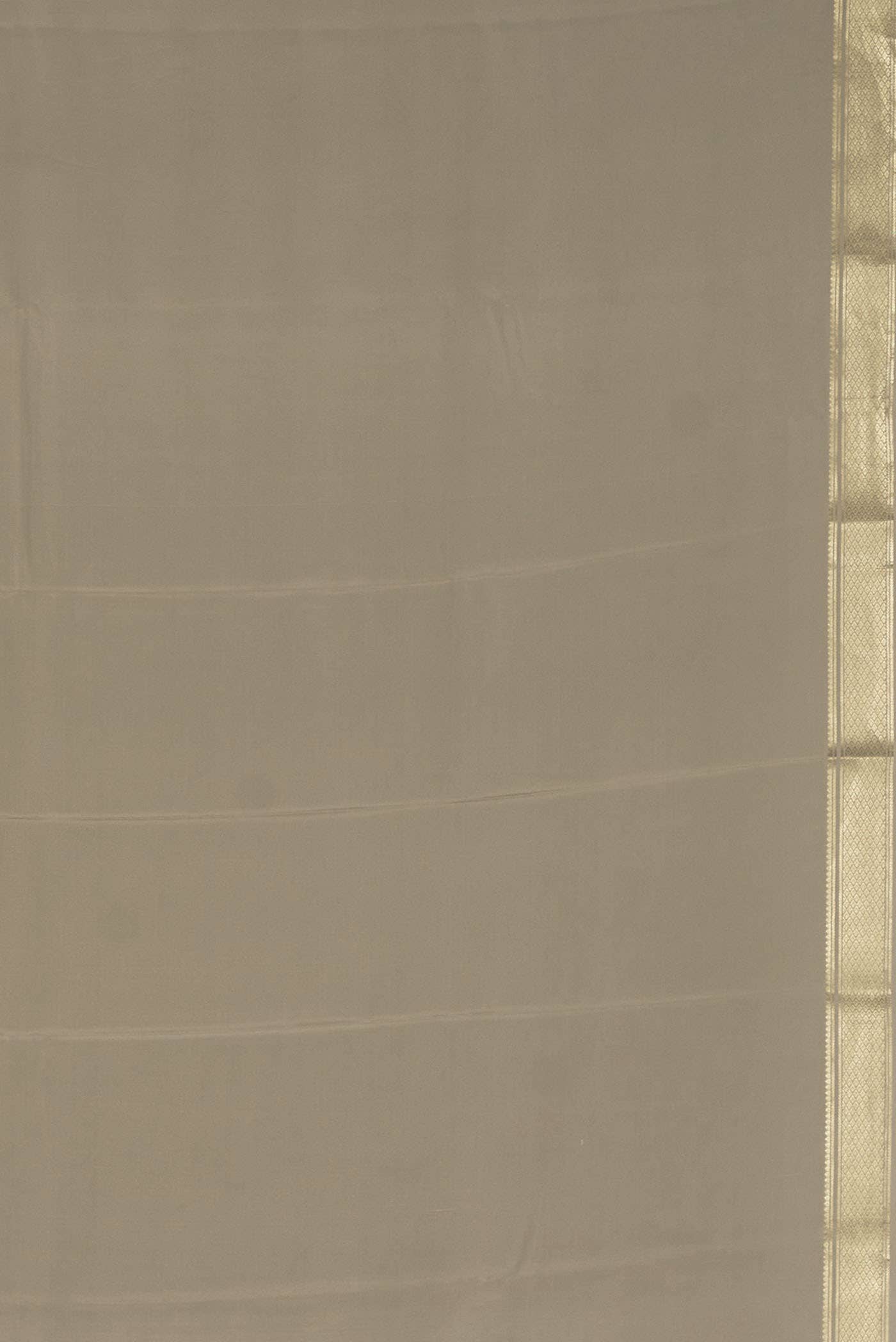 Beige Mysore Crepe Saree