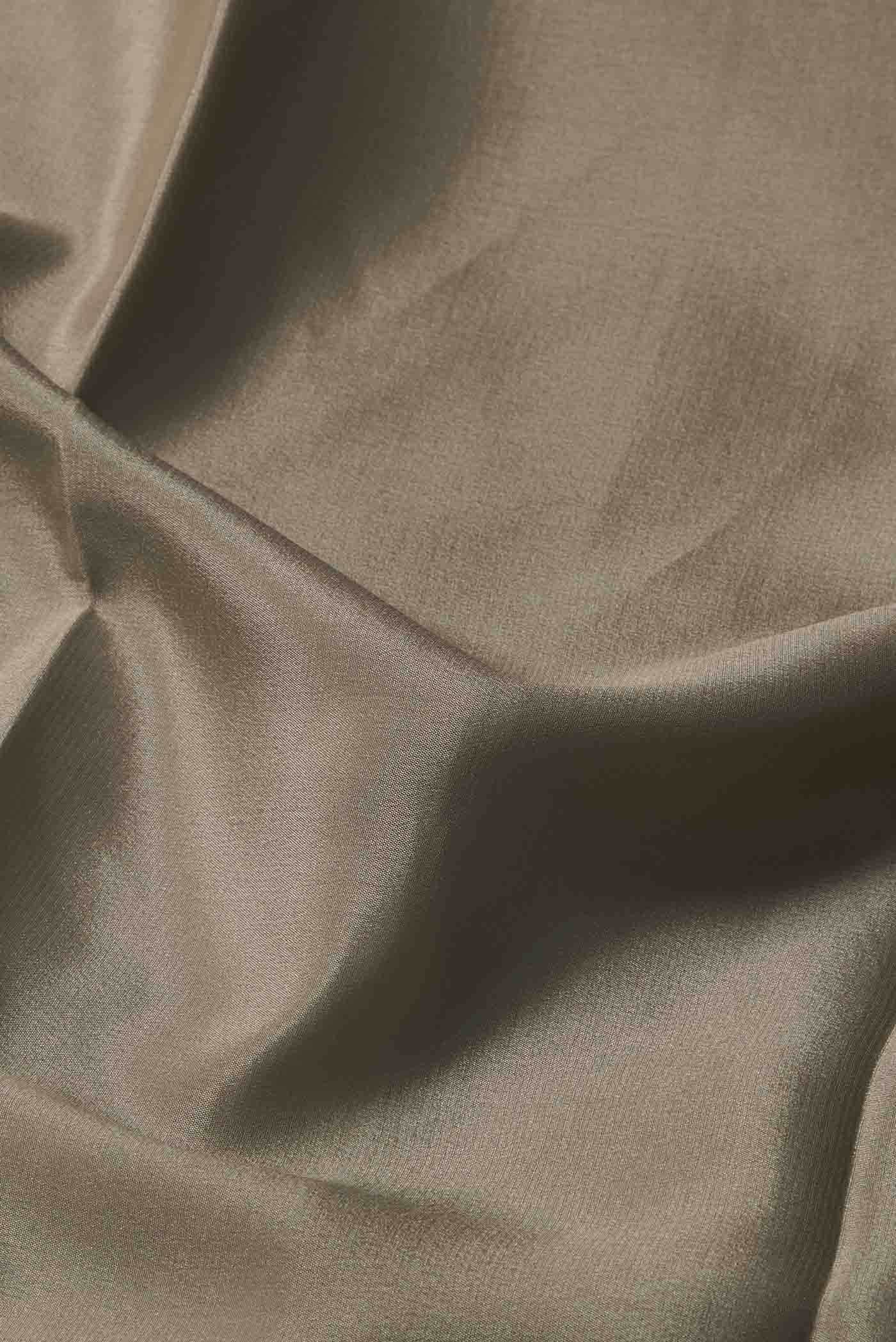Beige Mysore Crepe Saree