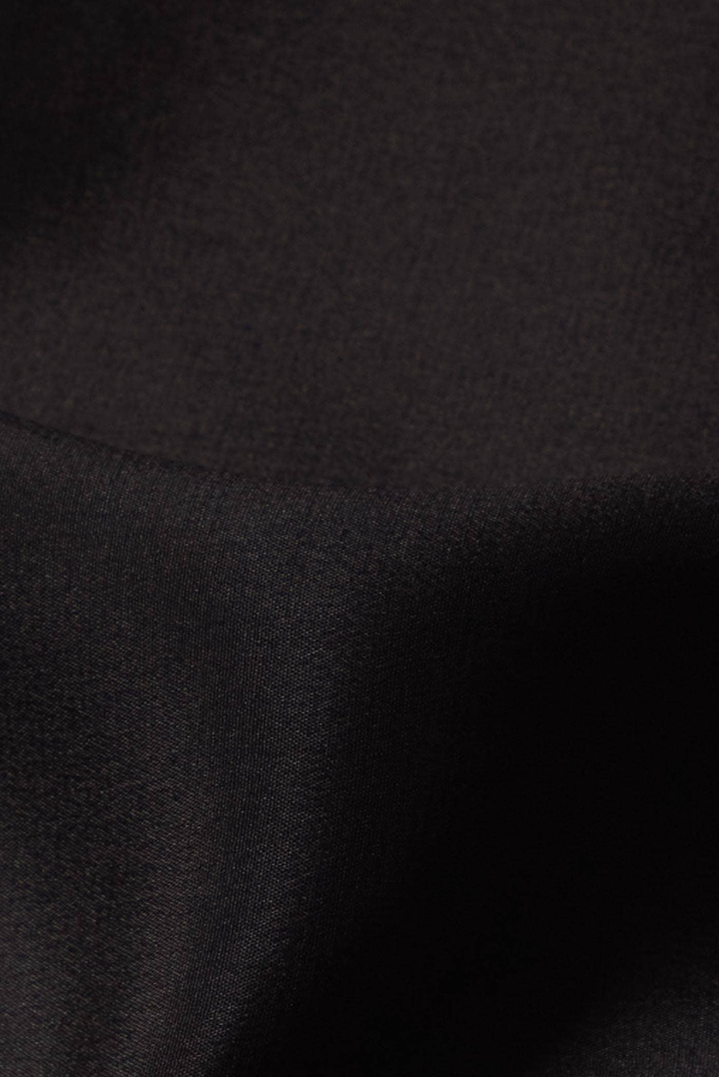 Black Mysore Crepe Saree