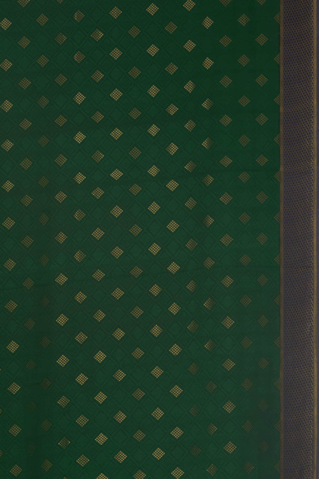Green Mysore Crepe Saree