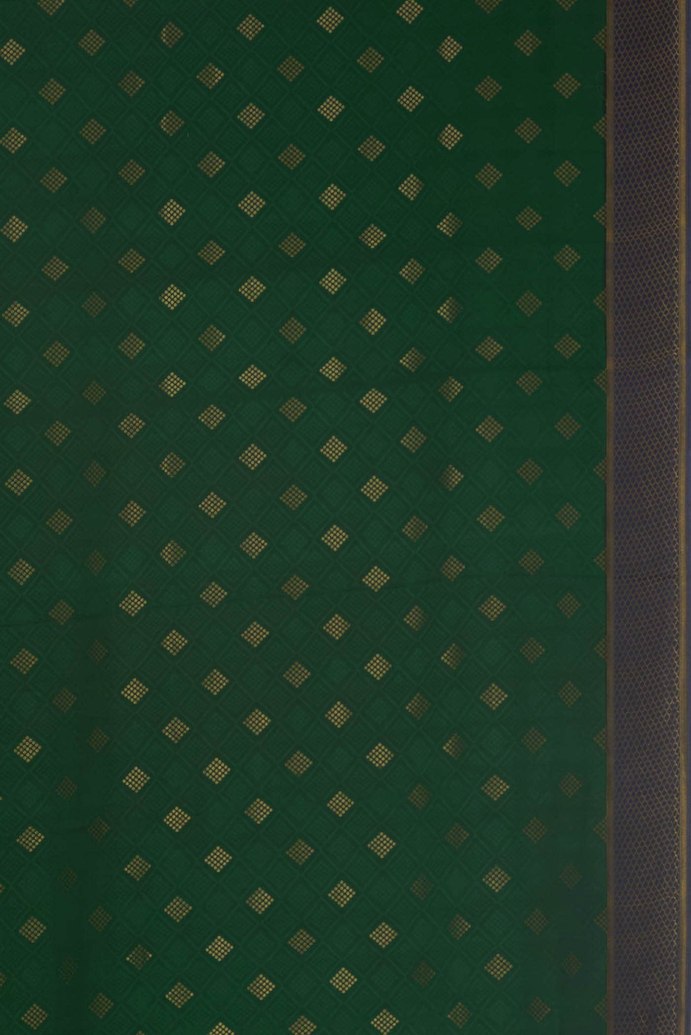 Green Mysore Crepe Saree