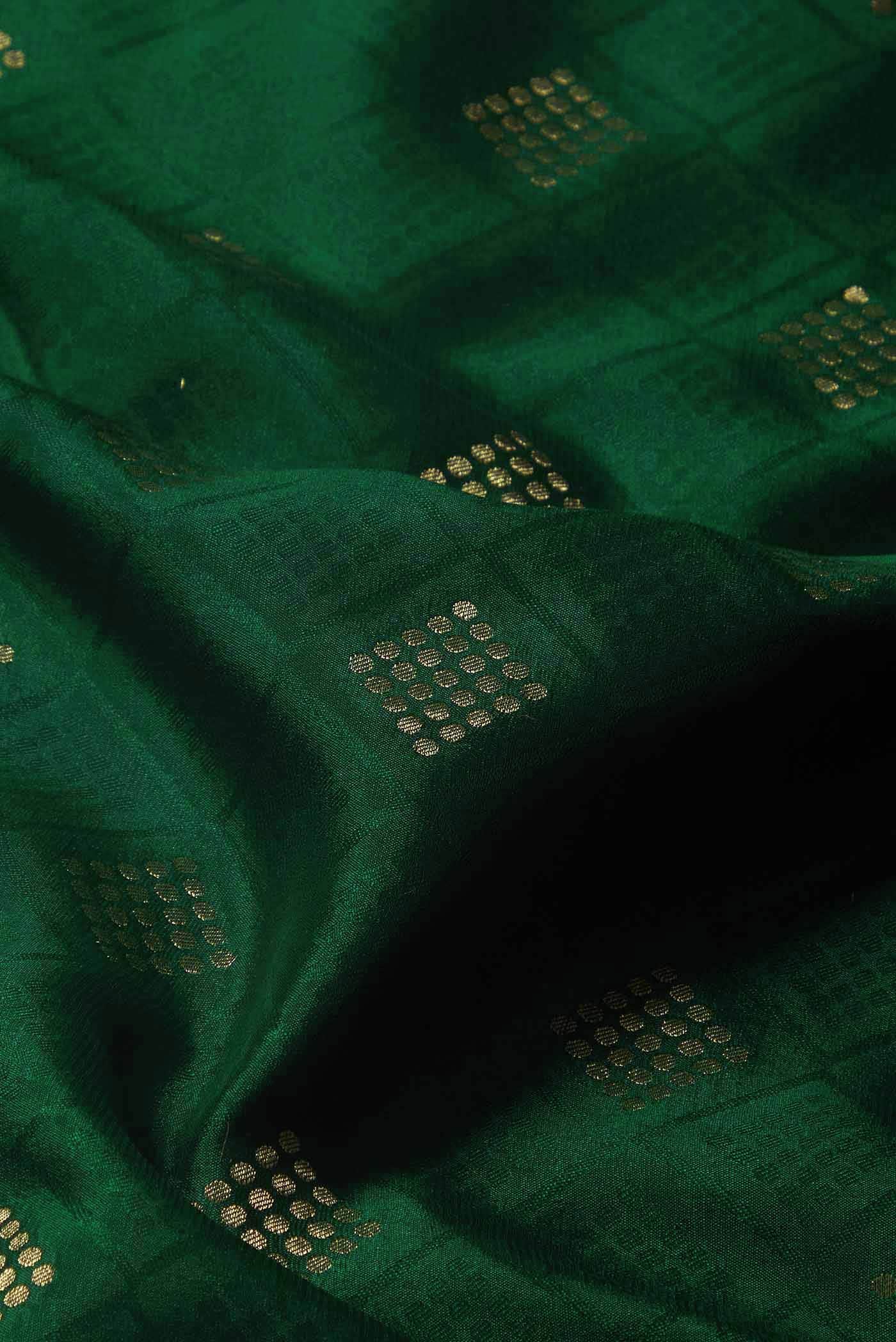 Green Mysore Crepe Saree