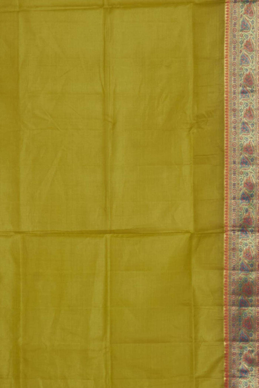Green Banarasi Tussar Silk Saree