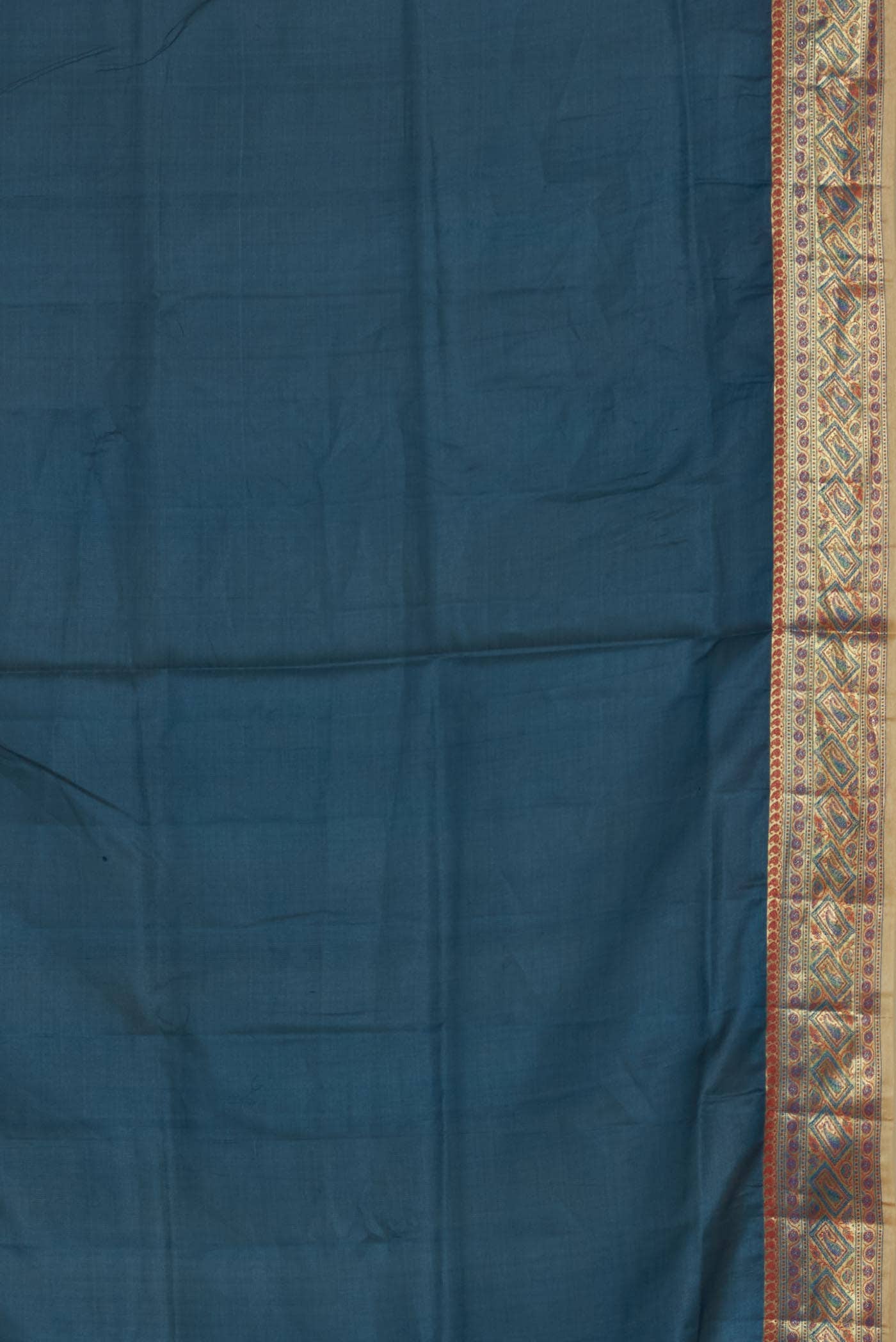 Blue Banarasi Tussar Silk Saree