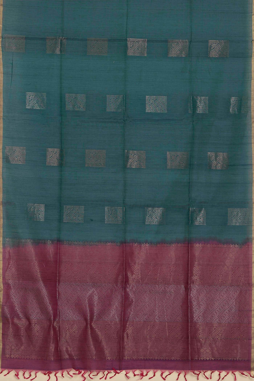 Blue Silk Cotton Saree