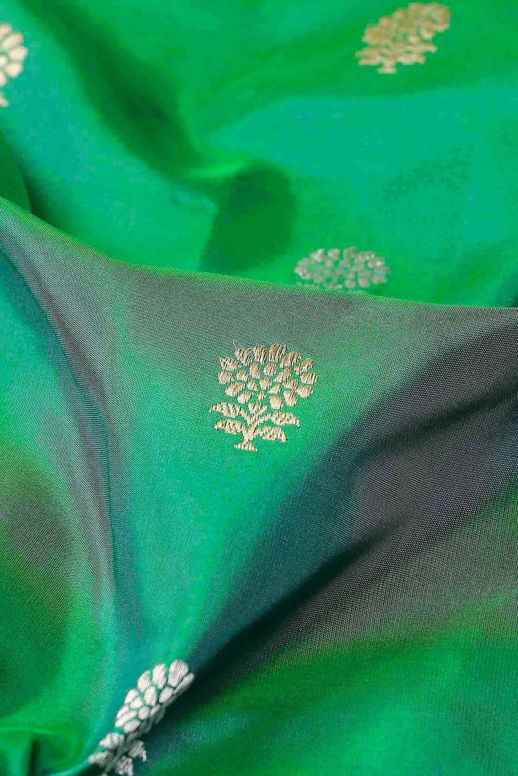 Green Banarasi Silk Saree