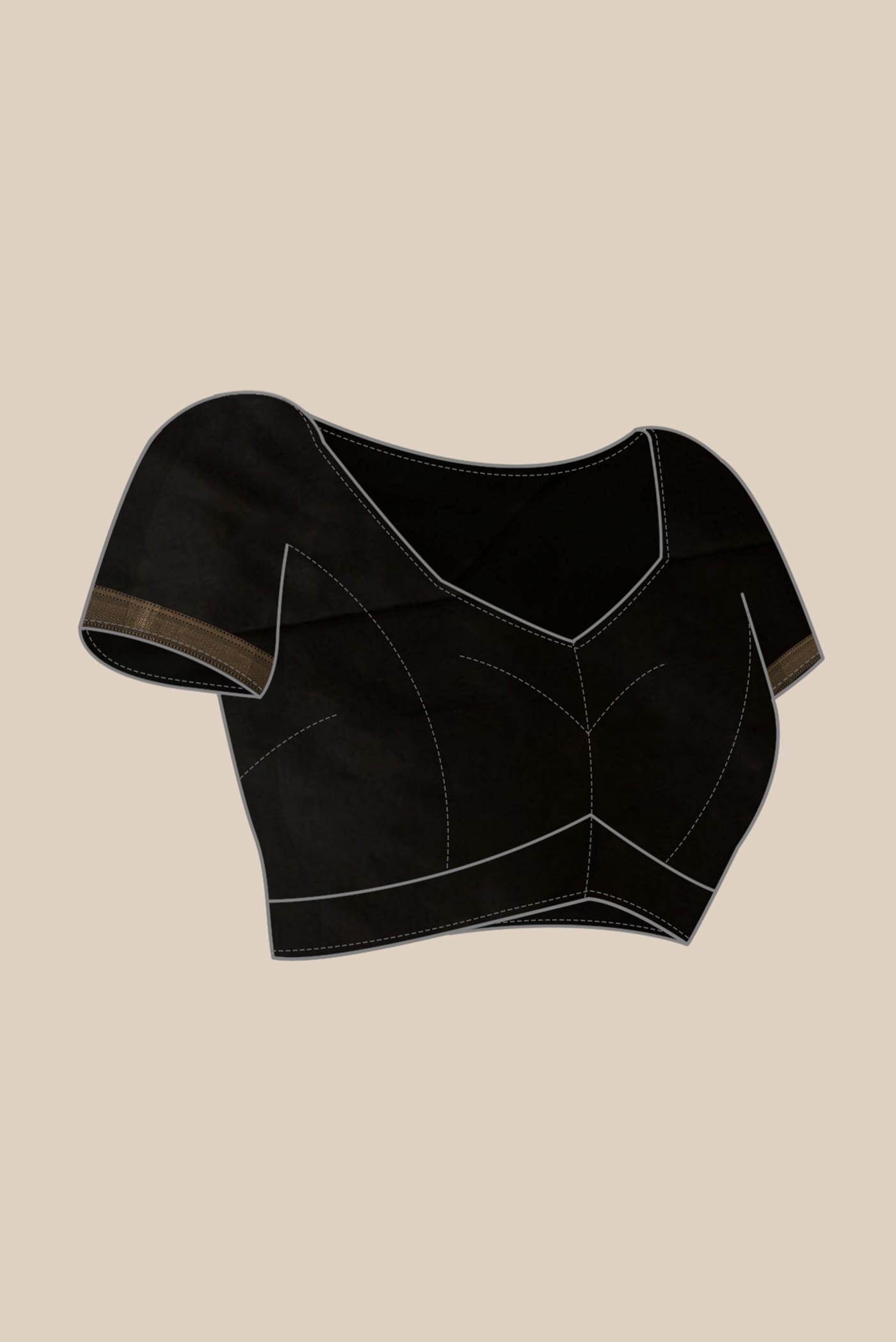 Black Banarasi Silk Saree