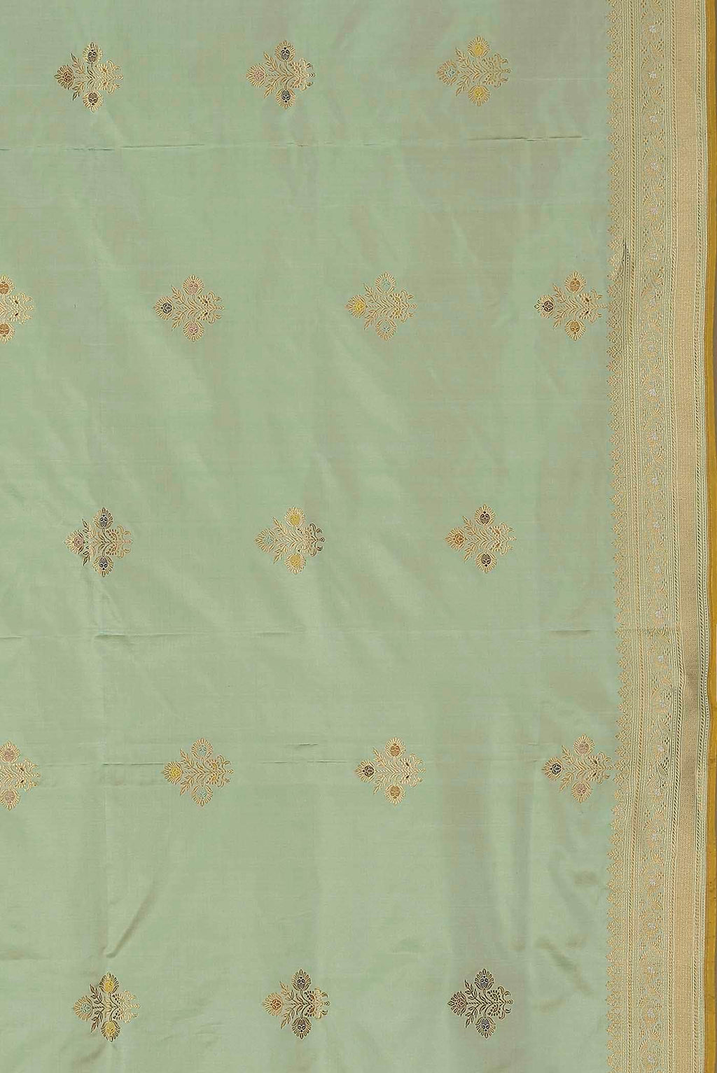 Green Banarasi Silk Saree