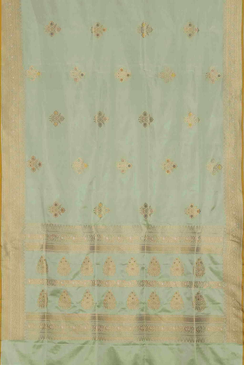 Green Banarasi Silk Saree
