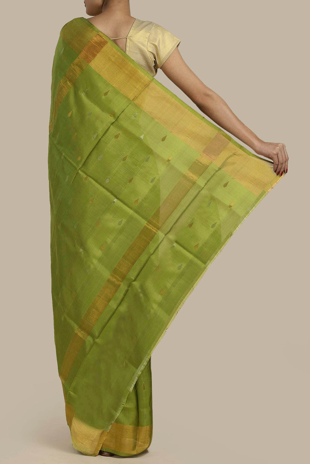 Green Uppada Silk Saree