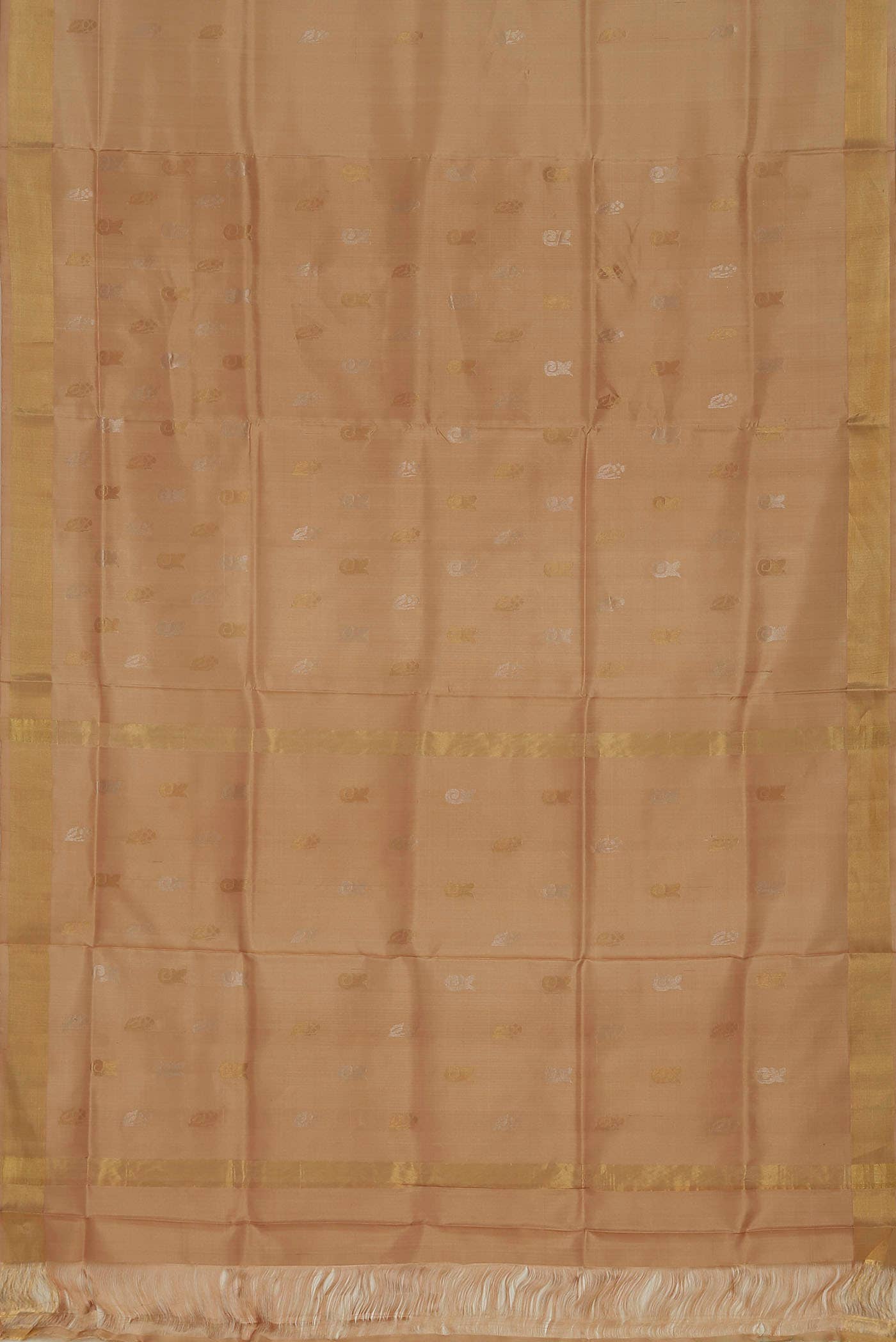 Peach Uppada Silk Saree