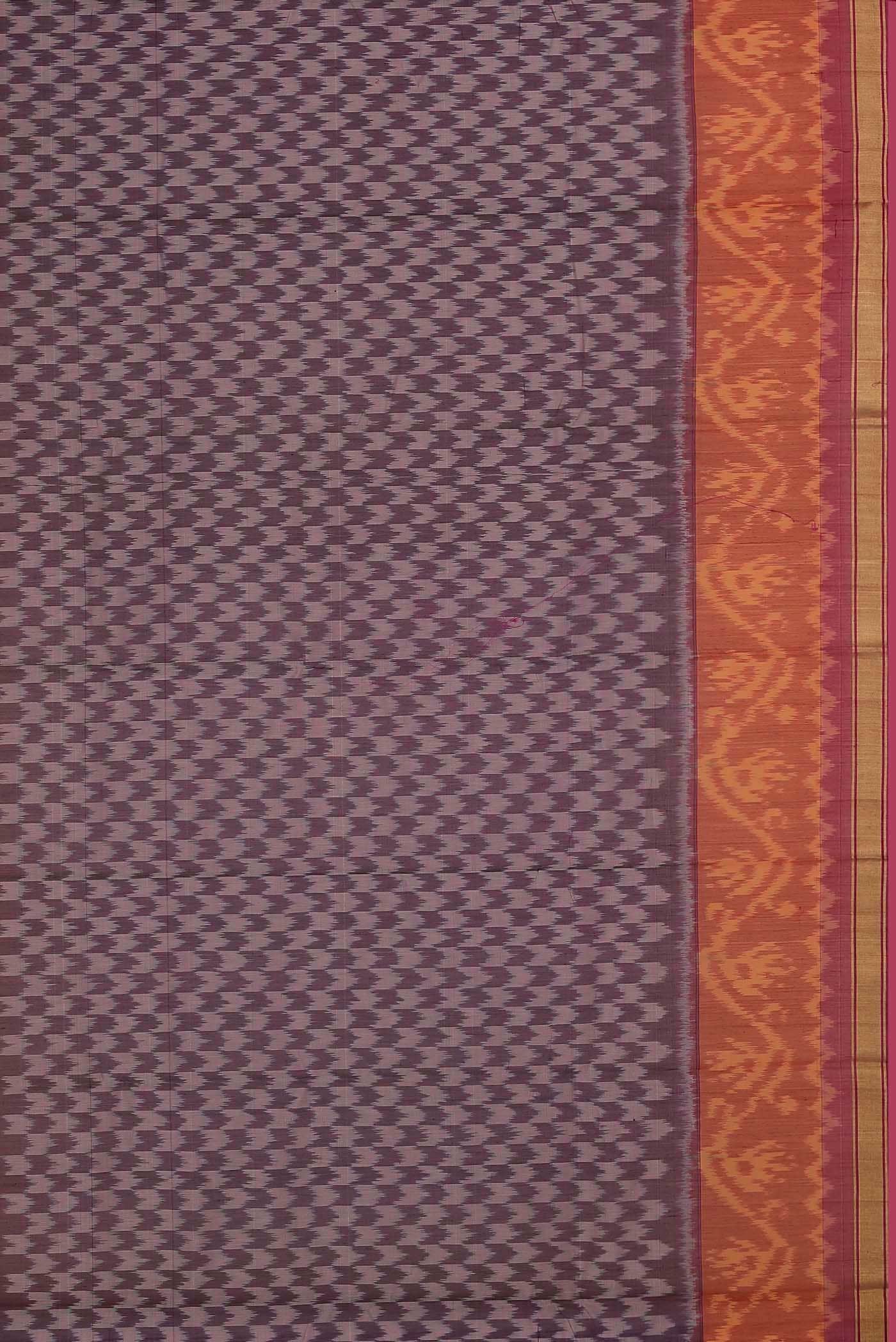 Purple Silk Cotton Saree