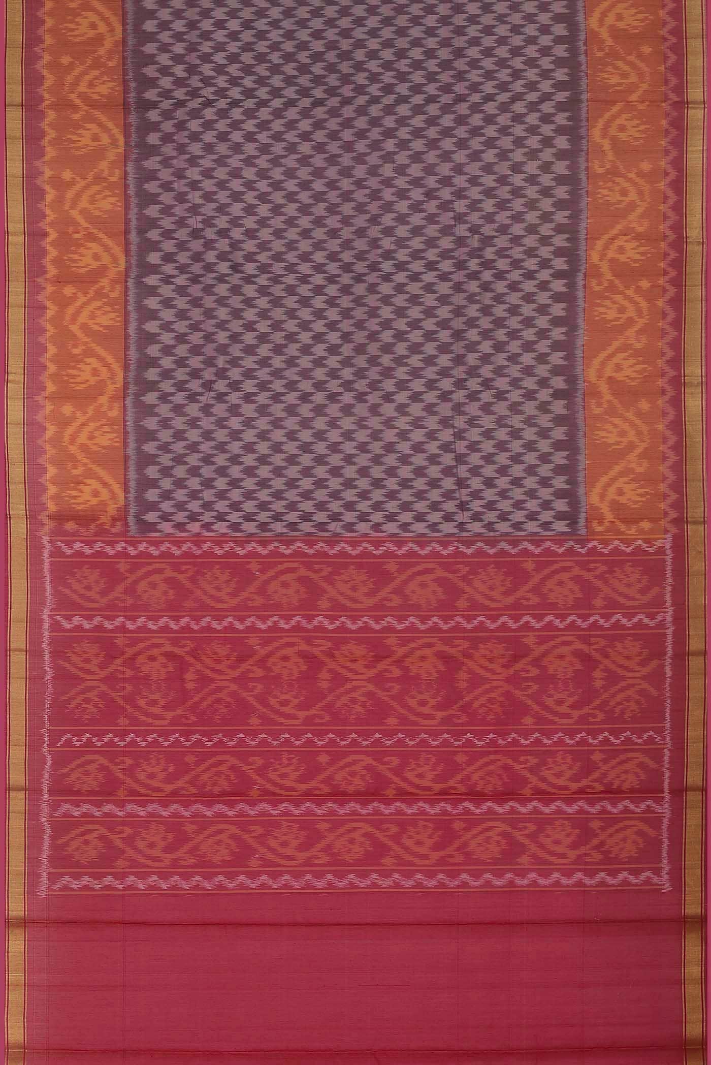 Purple Silk Cotton Saree